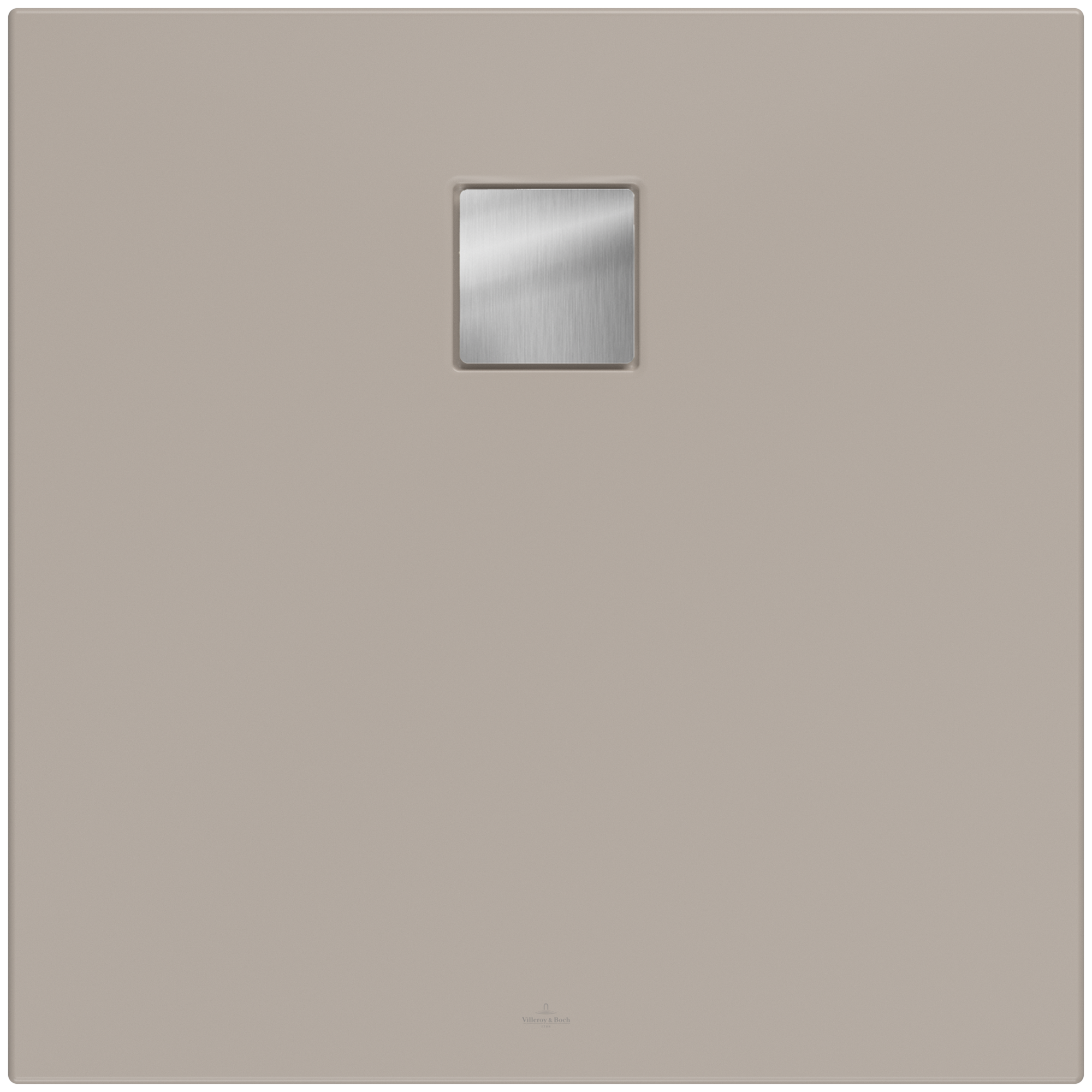 Villeroy & Boch Planeo Square shower tray, 800x800x40mm, Almond