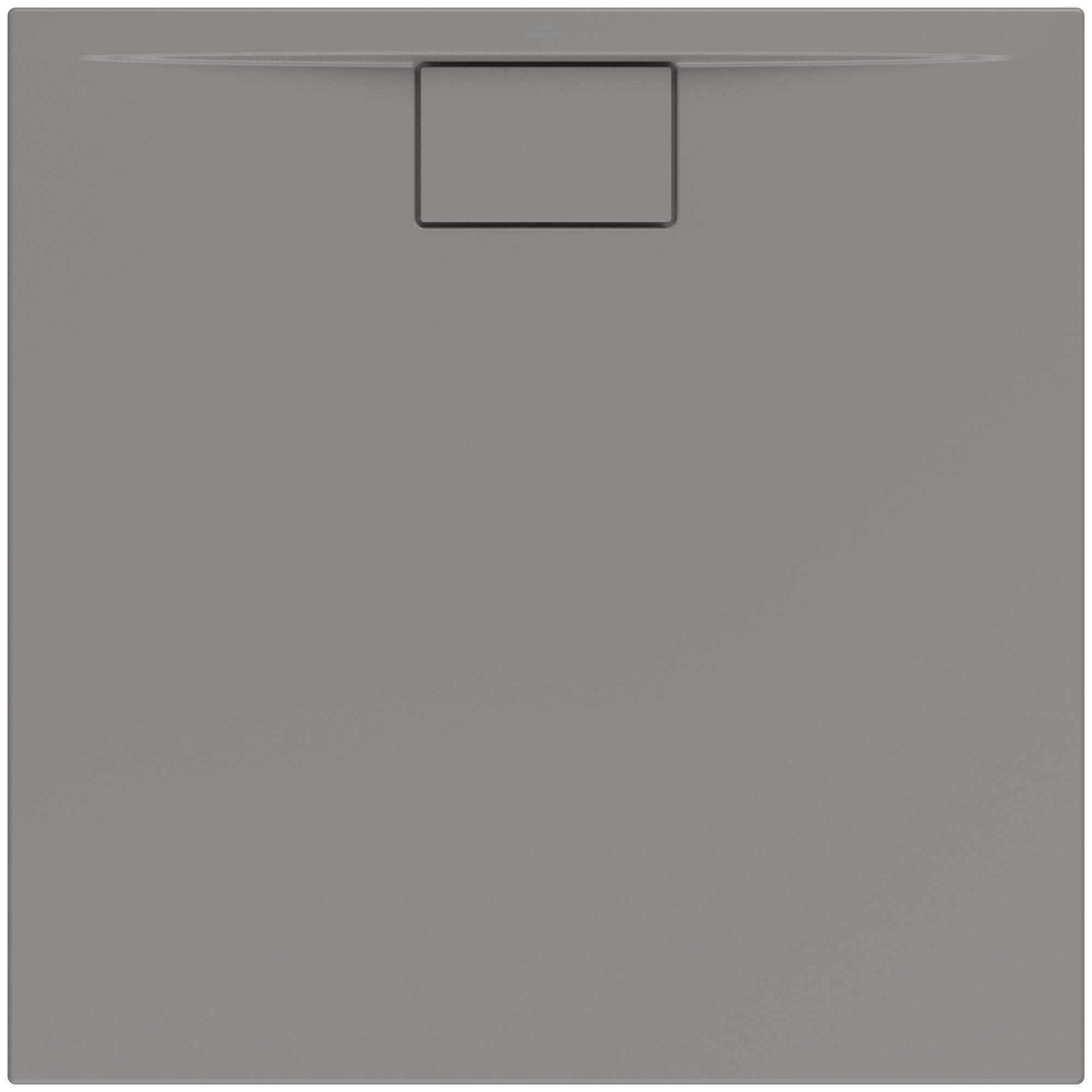 Villeroy & Boch Architectura MetalRim Vierkant douchevloer, 900x900x48mm, Grey