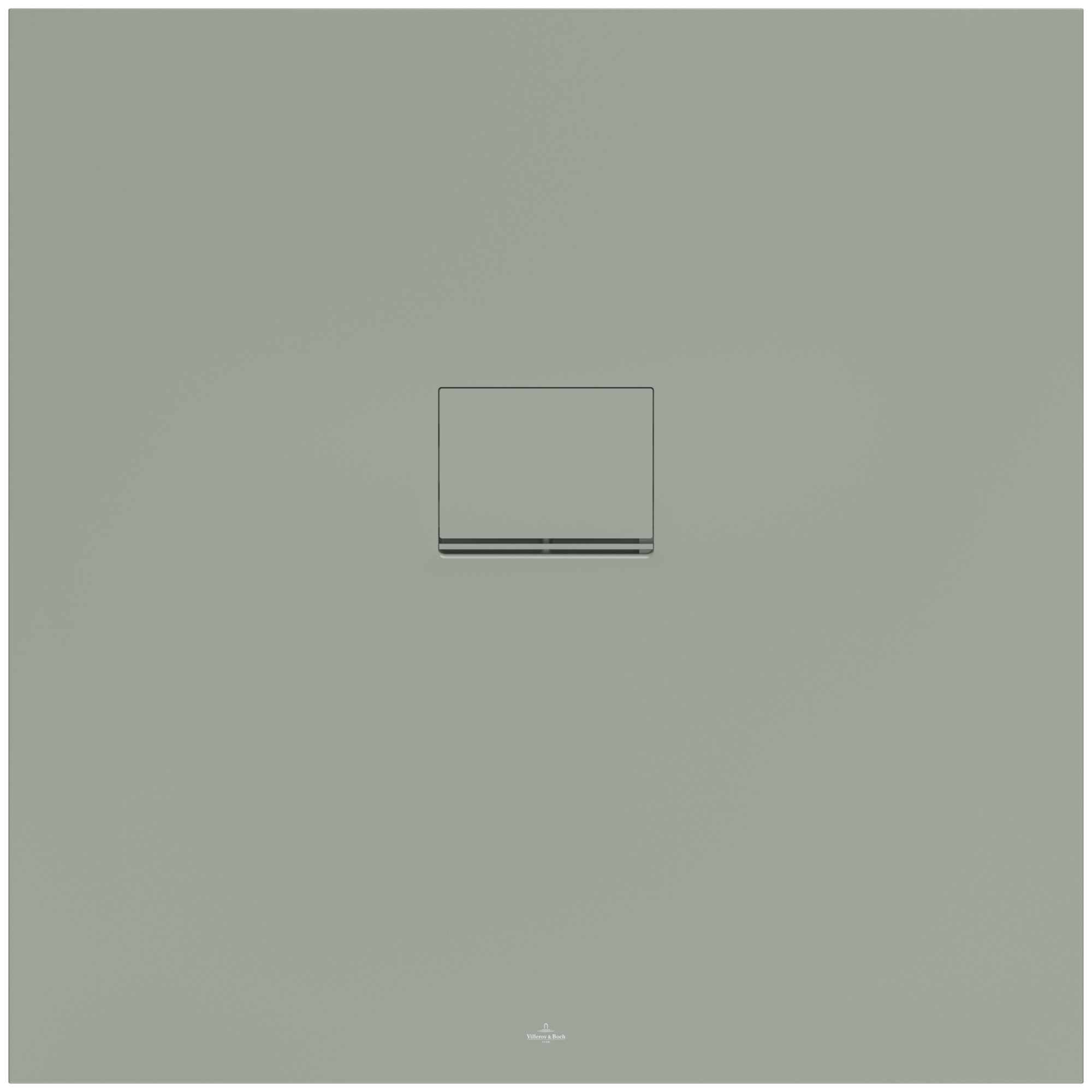 Villeroy & Boch Squaro Infinity Vierkant douchevloer, 1000x1000x40mm, Morning Green