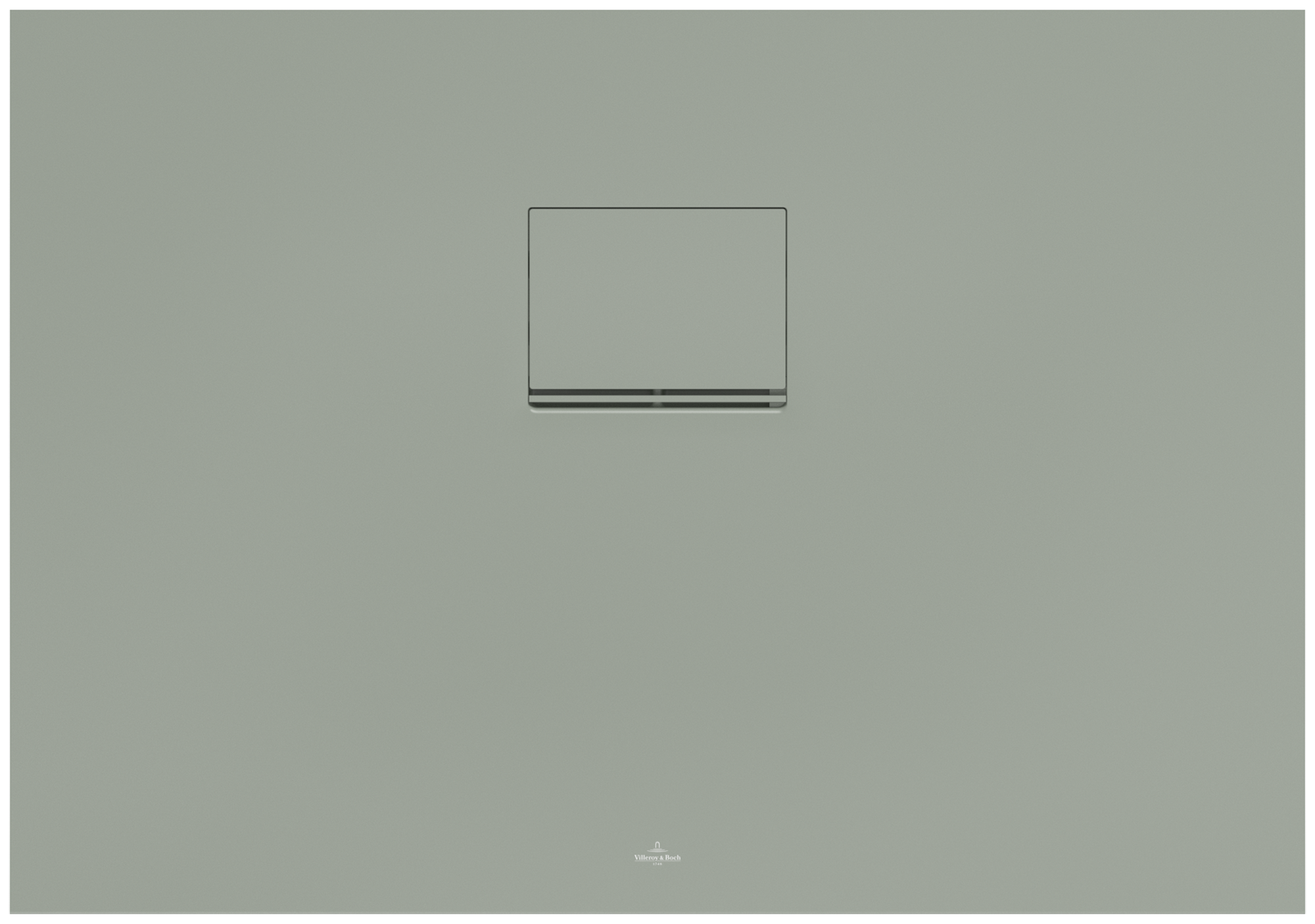 Villeroy & Boch Squaro Infinity Rechthoekige douchevloer, 1000x700x40mm, Morning Green