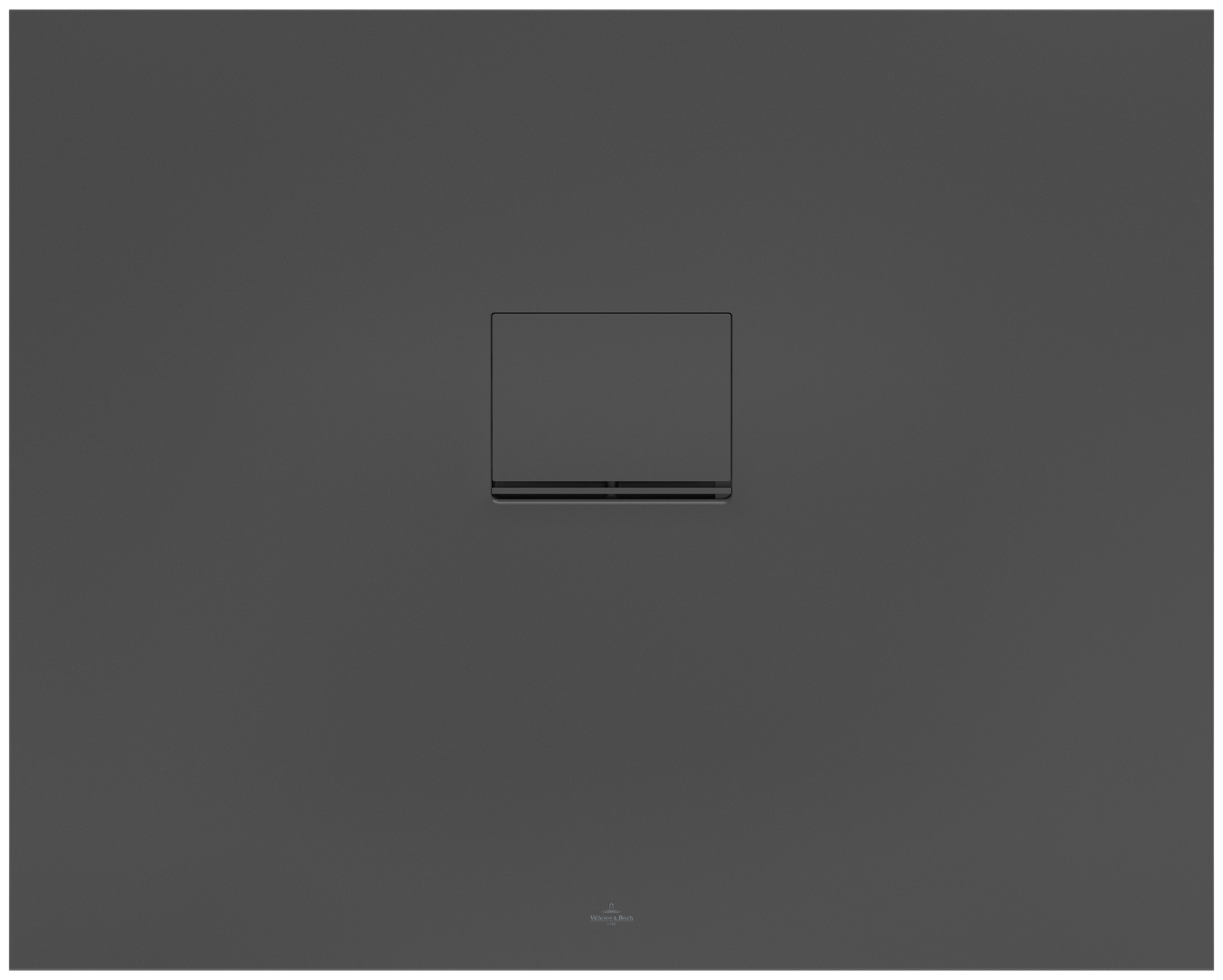 Villeroy & Boch Squaro Infinity rechteckige Duschwanne, 1000x800x40mm, Anthracite