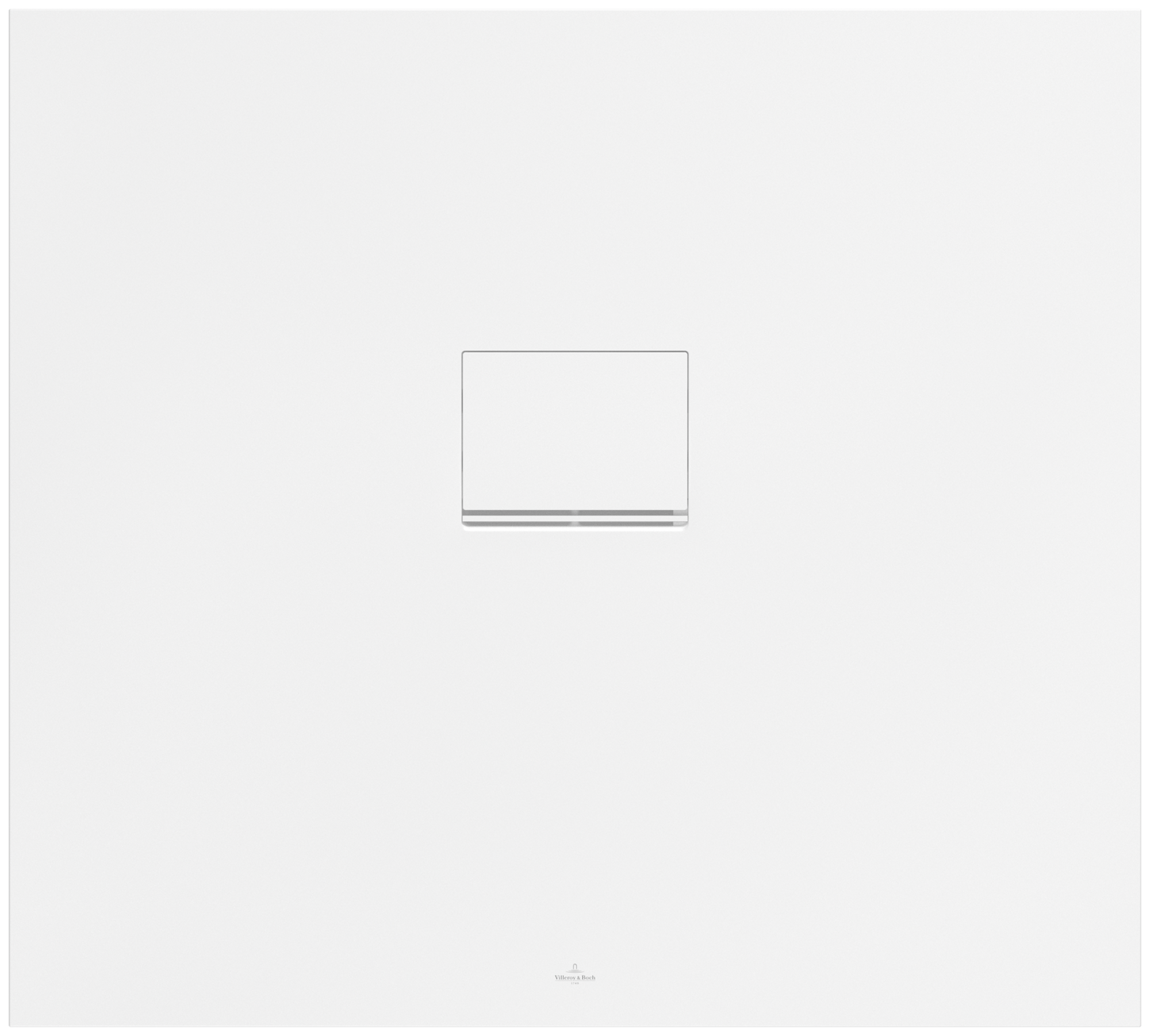 Villeroy & Boch Squaro Infinity rechteckige Duschwanne, 1000x900x40mm, Stone White
