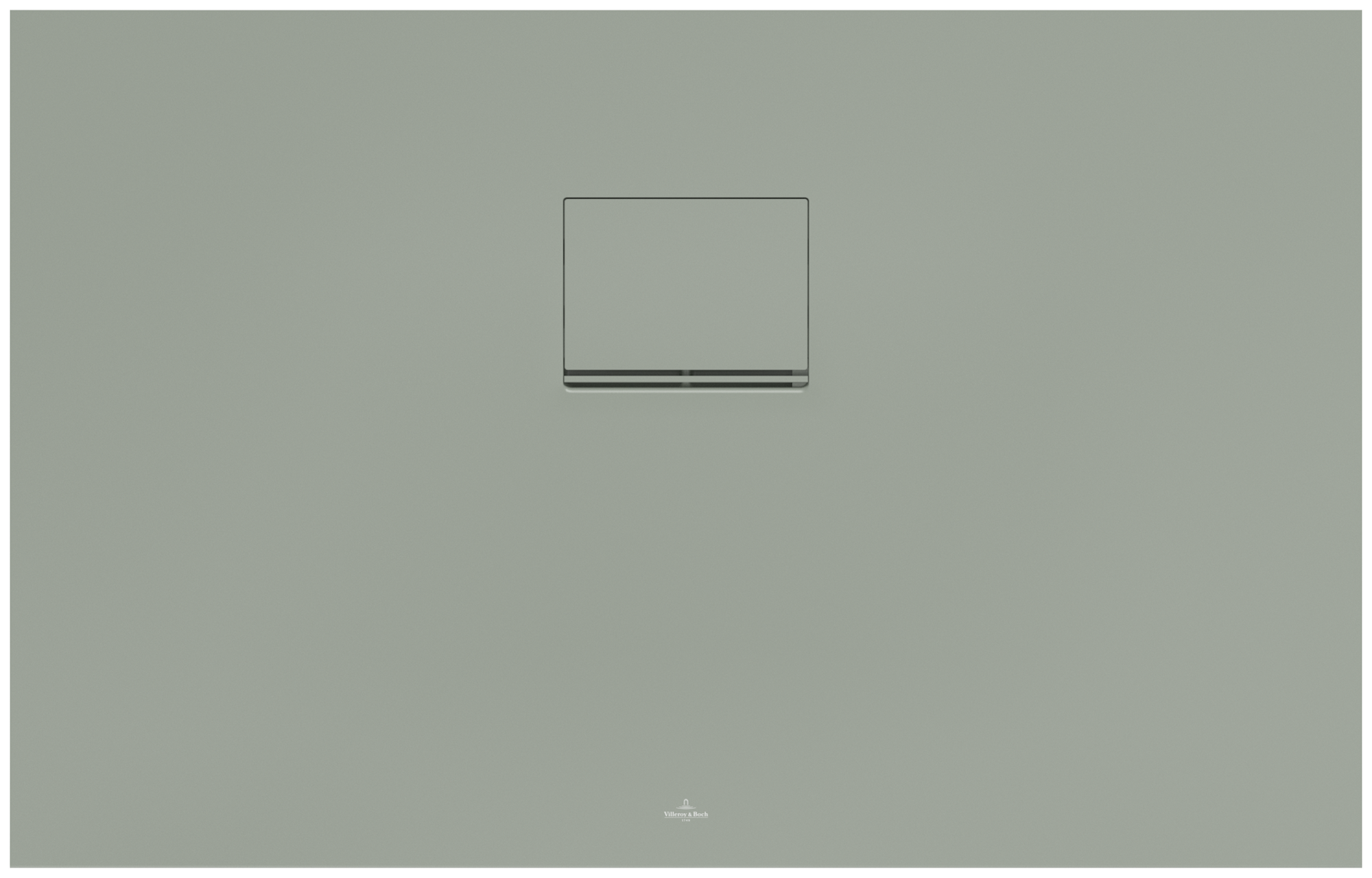 Villeroy & Boch Squaro Infinity Rechthoekige douchevloer, 1100x700x40mm, Morning Green