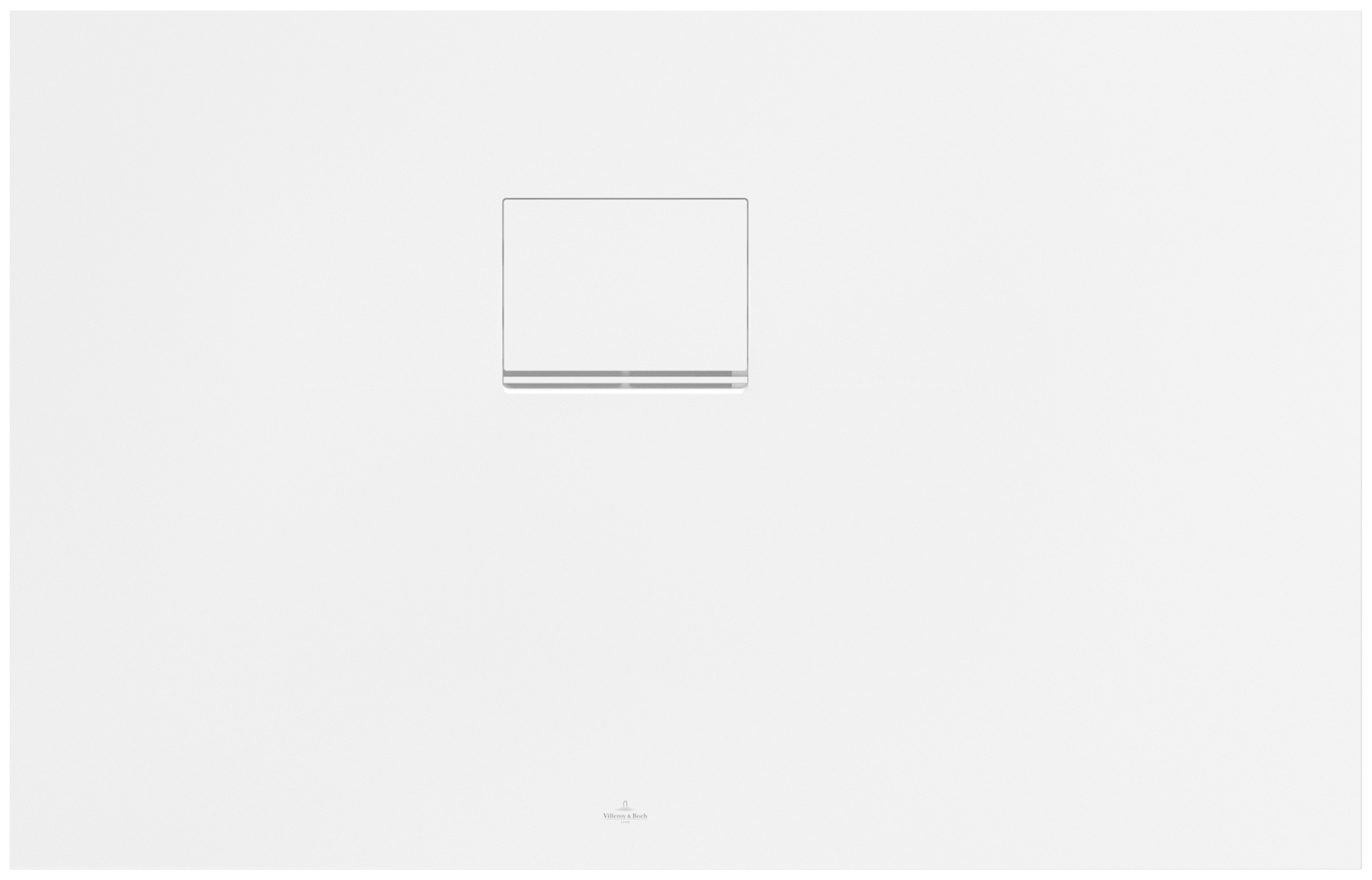 Villeroy & Boch Squaro Infinity rechteckige Duschwanne, 1100x700x40mm, Stone White