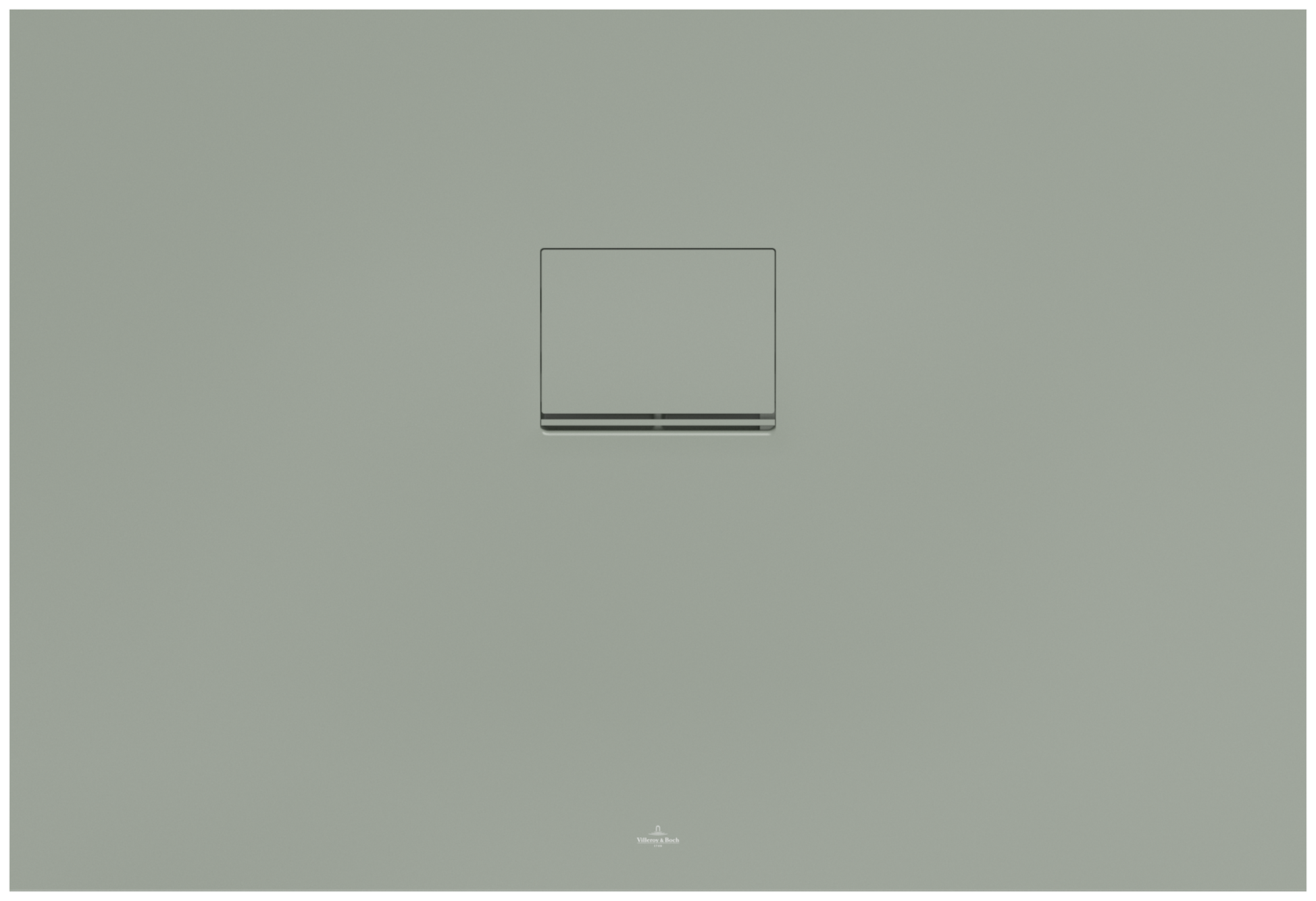 Villeroy & Boch Squaro Infinity Rechthoekige douchevloer, 1100x750x40mm, Morning Green