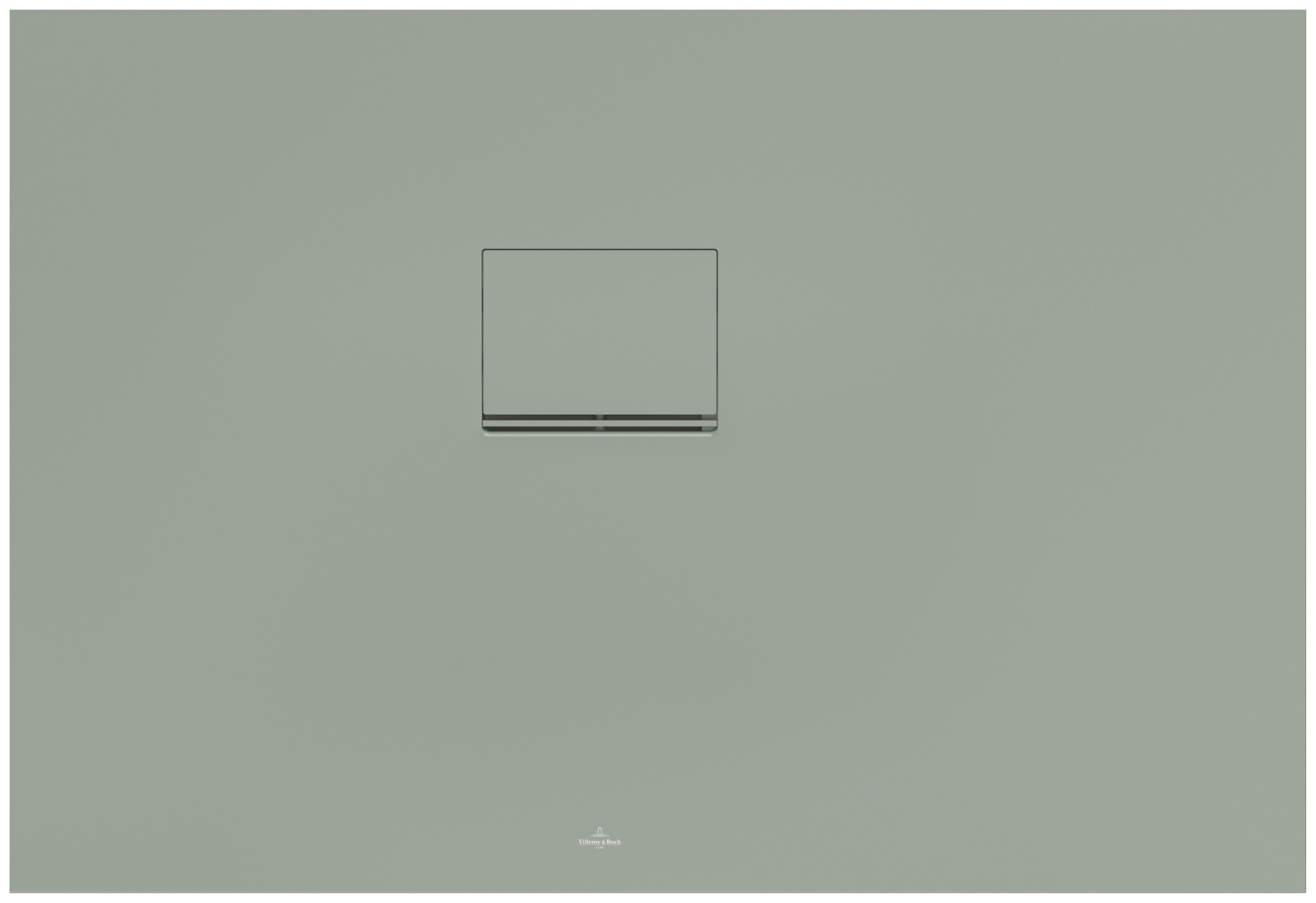 Villeroy & Boch Squaro Infinity Rectangular shower tray, 1100x750x40mm, Morning Green