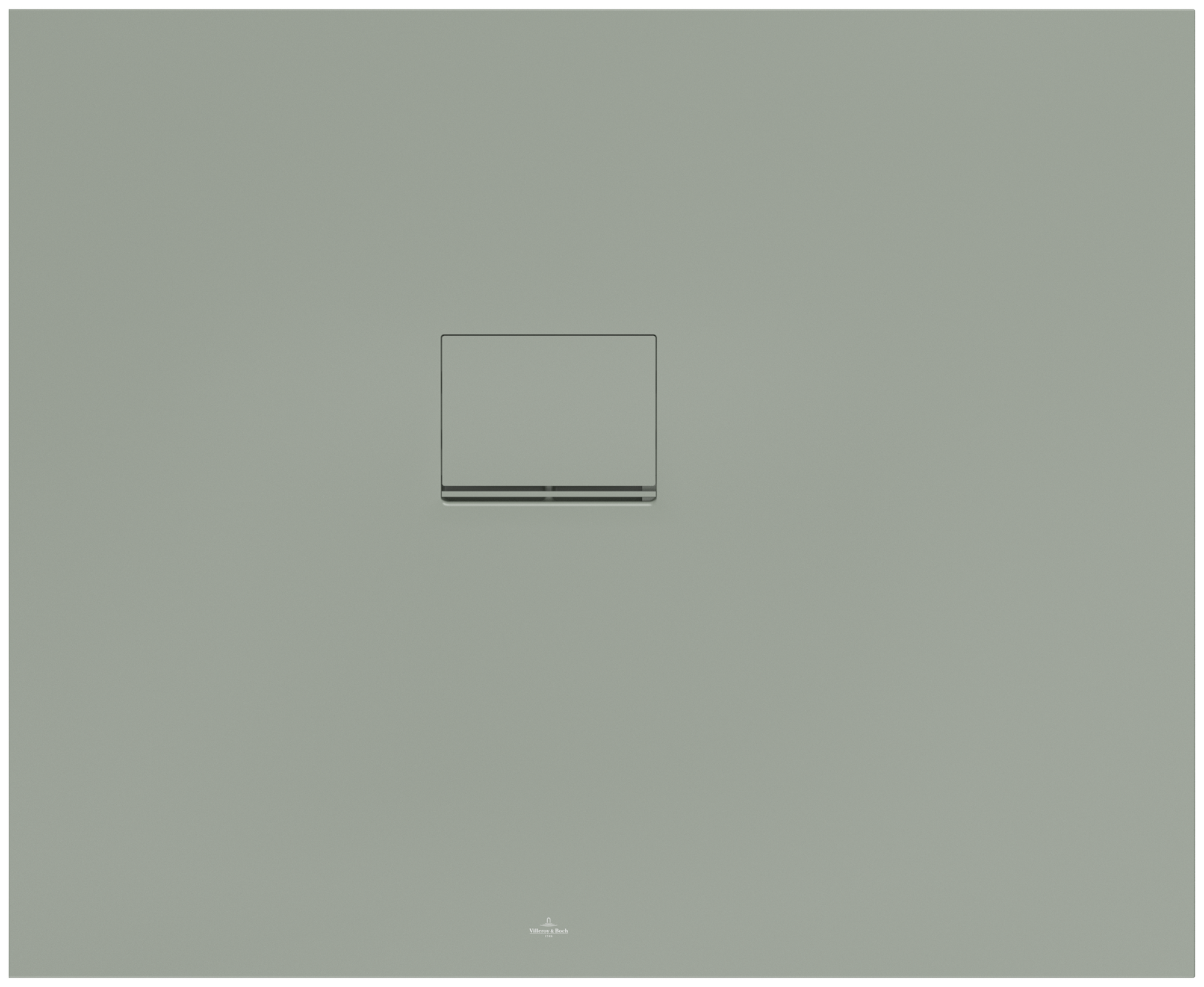 Villeroy & Boch Squaro Infinity Rectangular shower tray, 1100x900x40mm, Morning Green