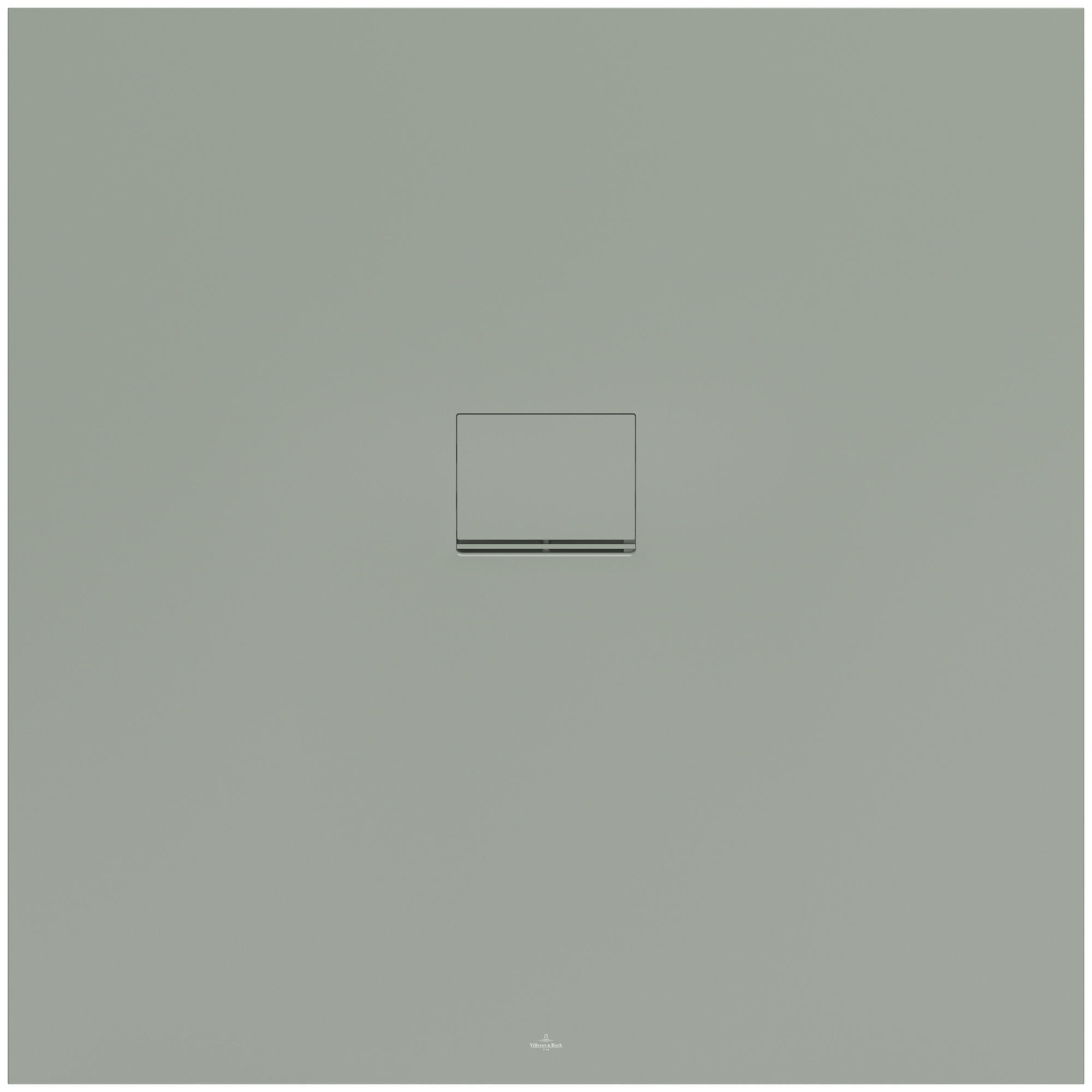Villeroy & Boch Squaro Infinity Vierkant douchevloer, 1200x1200x40mm, Morning Green