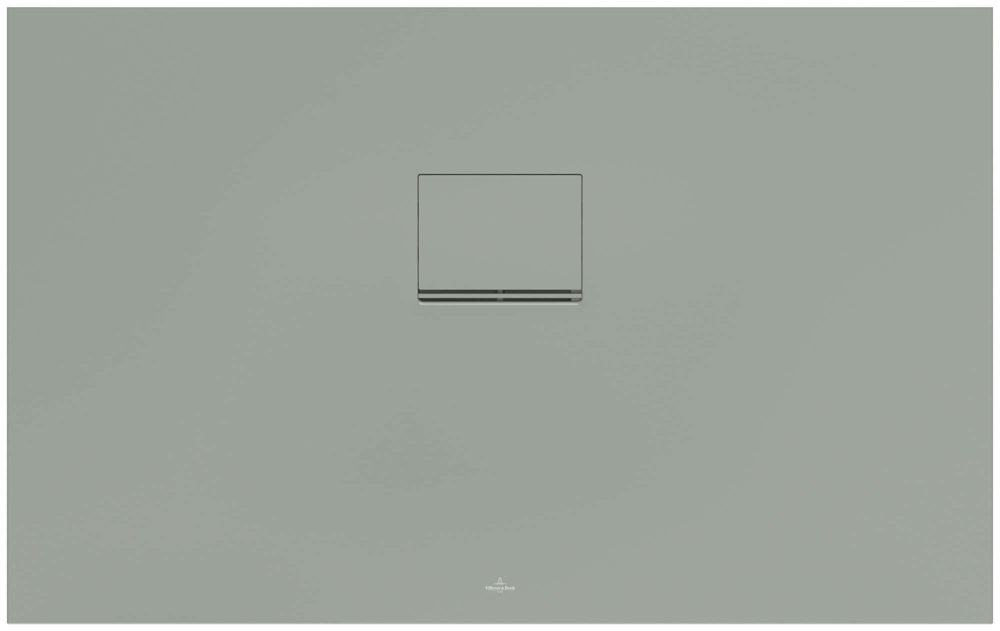 Villeroy & Boch Squaro Infinity rechteckige Duschwanne, 1200x750x40mm, Morning Green