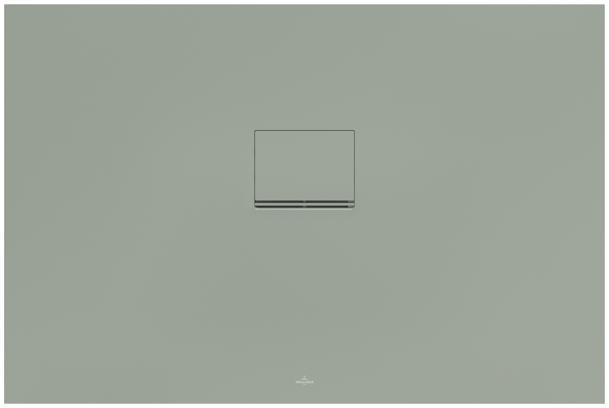 Villeroy & Boch Squaro Infinity Rectangular shower tray, 1200x800x40mm, Morning Green