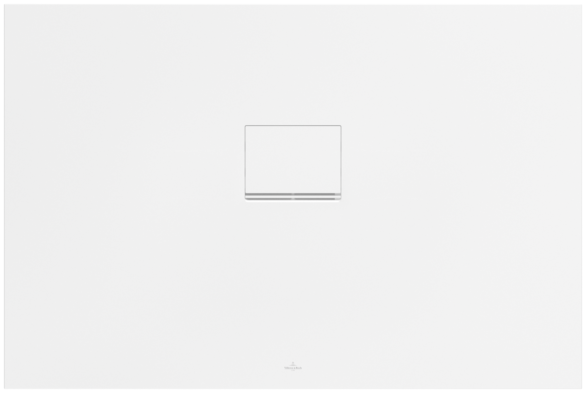 Villeroy & Boch Squaro Infinity rechteckige Duschwanne, 1200x800x40mm, Stone White