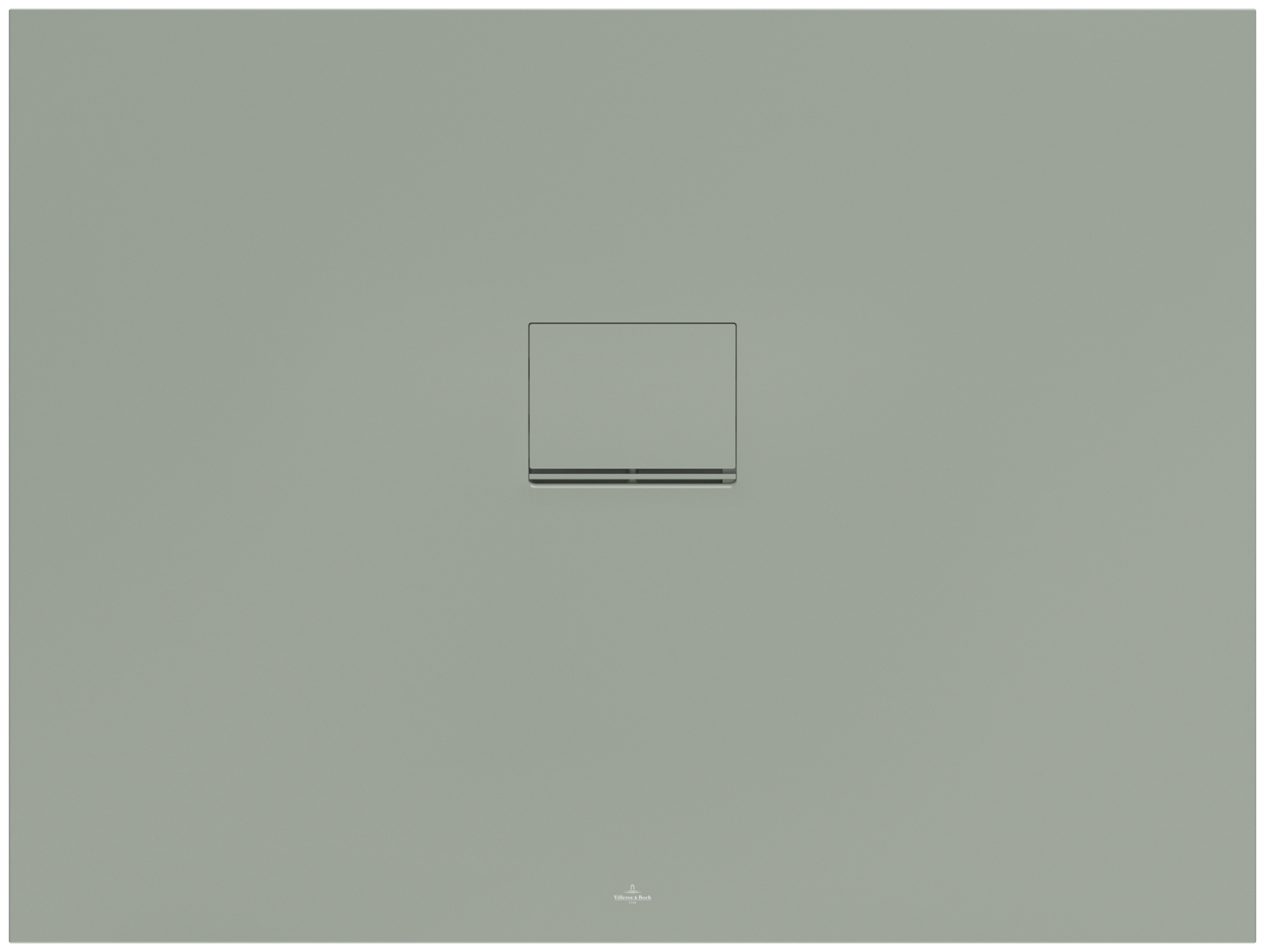 Villeroy & Boch Squaro Infinity Rectangular shower tray, 1200x900x40mm, Morning Green