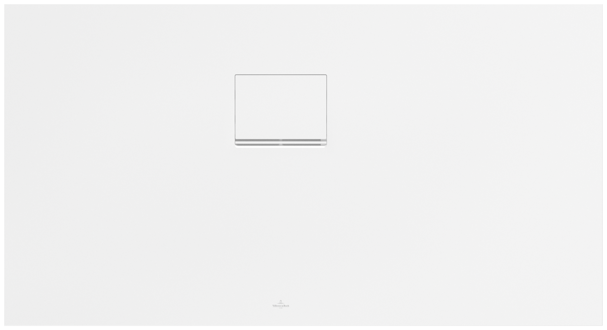 Villeroy & Boch Squaro Infinity rechteckige Duschwanne, 1300x700x40mm, Stone White