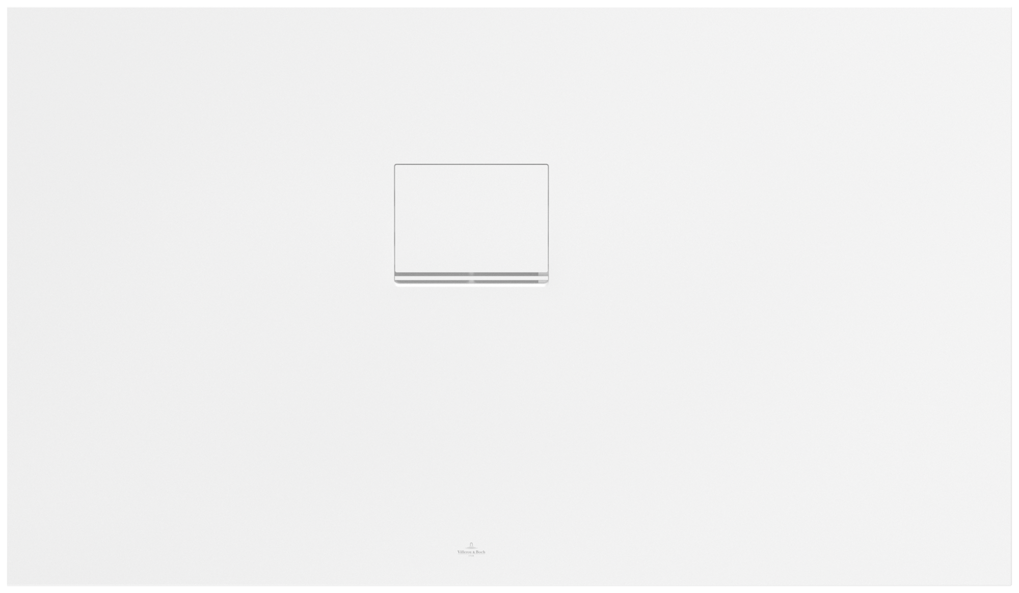 Villeroy & Boch Squaro Infinity rechteckige Duschwanne, 1300x750x40mm, Stone White