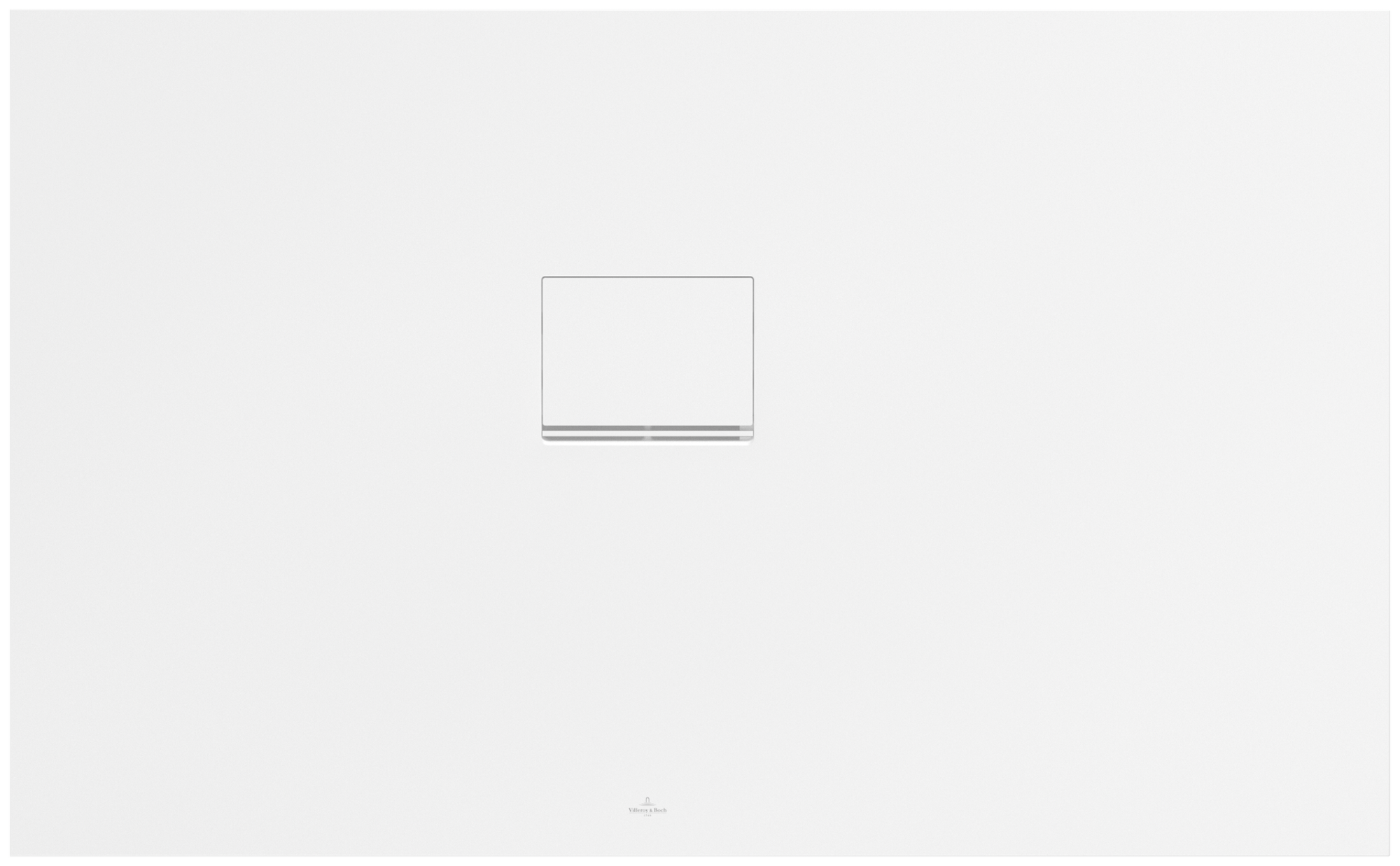 Villeroy & Boch Squaro Infinity rechteckige Duschwanne, 1300x800x40mm, Stone White