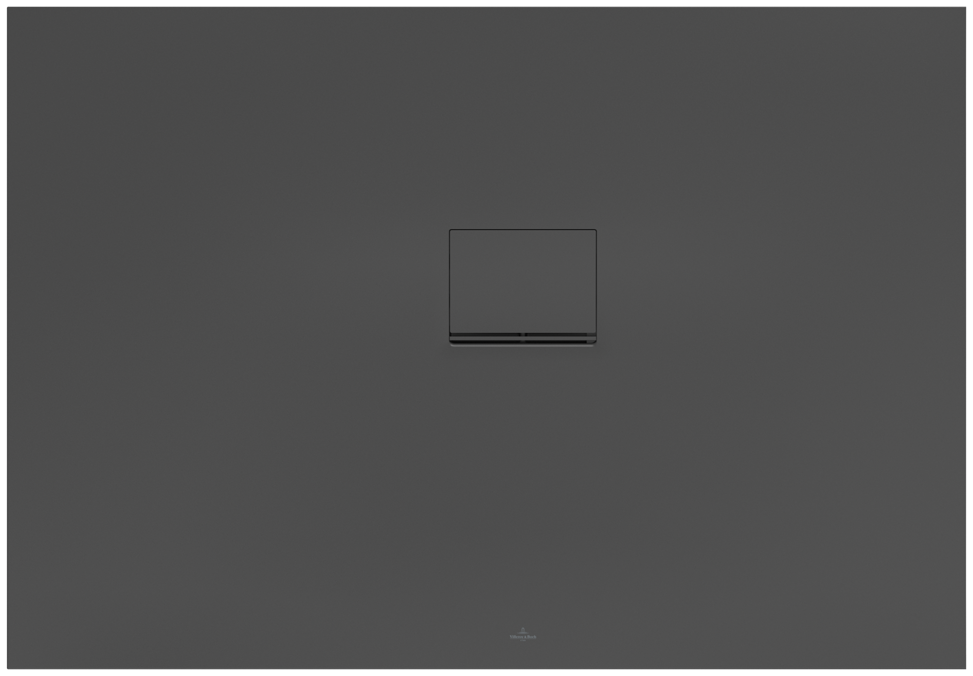 Villeroy & Boch Squaro Infinity Rectangular shower tray, 1300x900x40mm, anthracite
