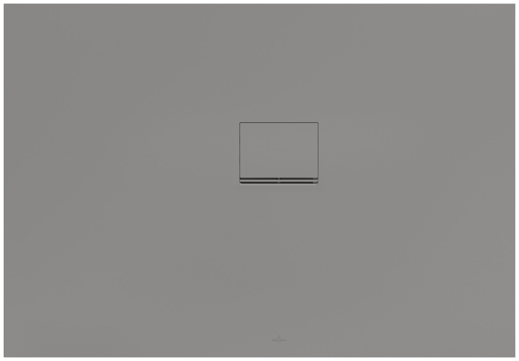 Villeroy & Boch Squaro Infinity Rectangular shower tray, 1300x900x40mm, Grey