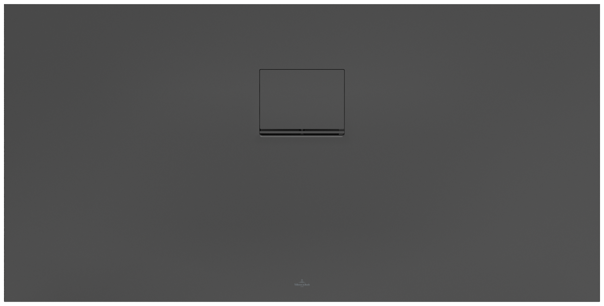 Villeroy & Boch Squaro Infinity Rectangular shower tray, 1400x700x40mm, anthracite