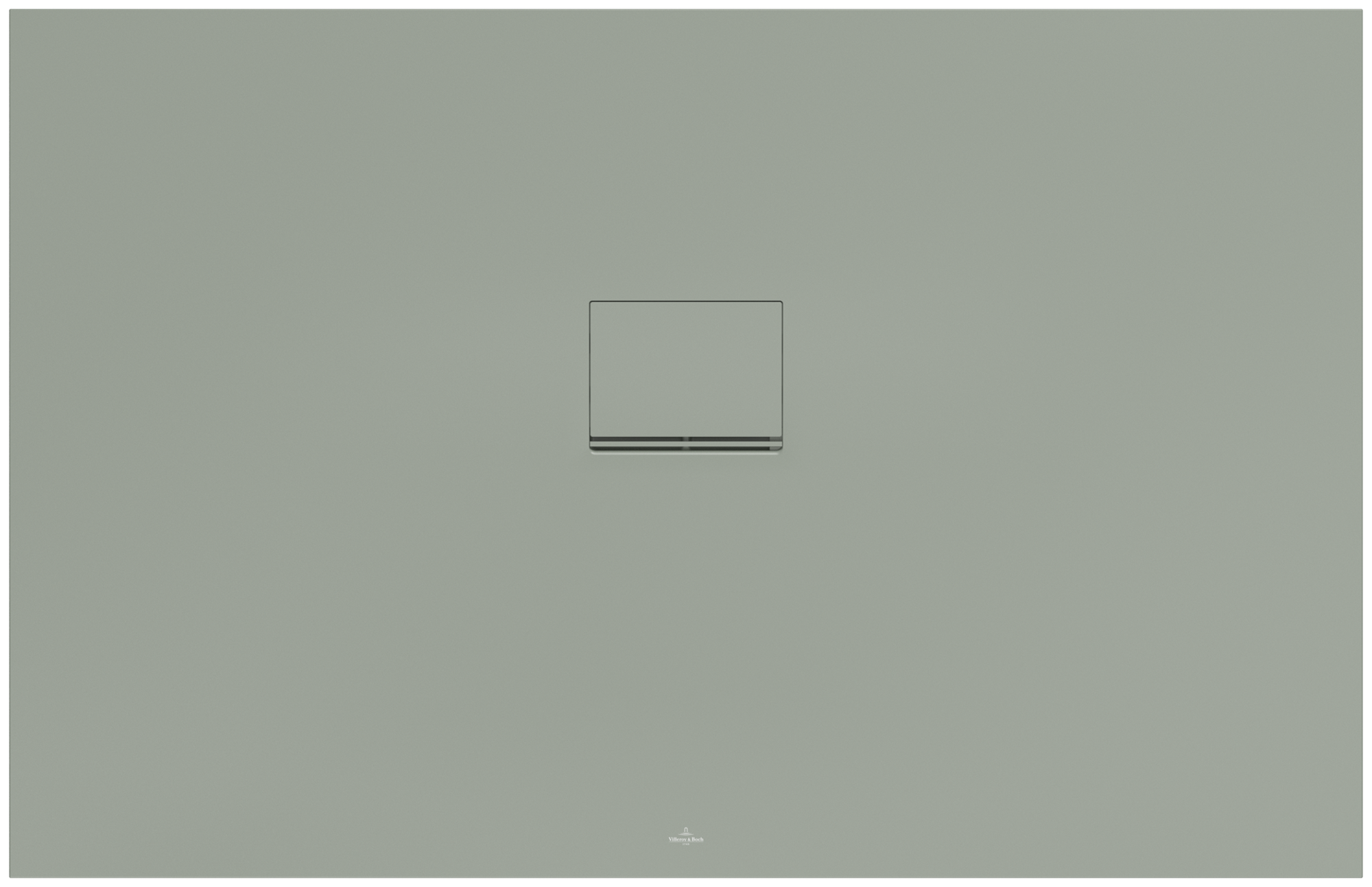 Villeroy & Boch Squaro Infinity Rectangular shower tray, 1400x900x40mm, Morning Green