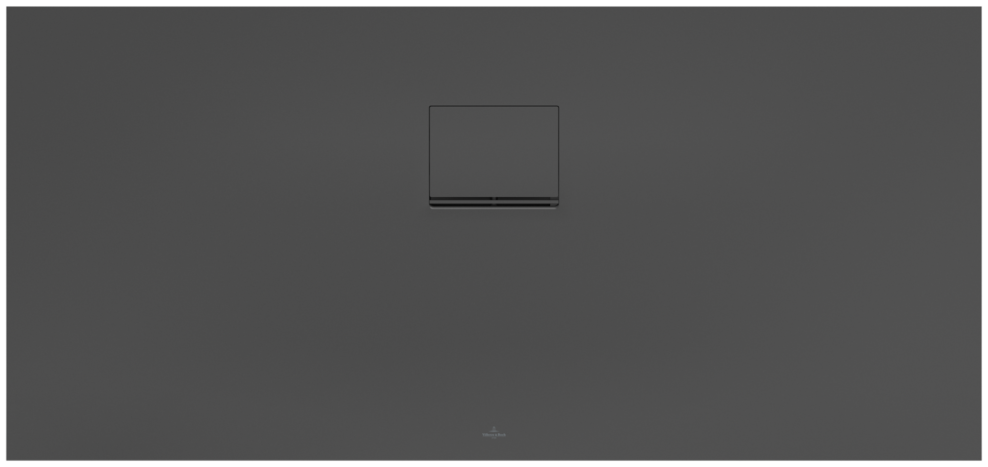 Villeroy & Boch Squaro Infinity Rectangular shower tray, 1500x700x40mm, anthracite