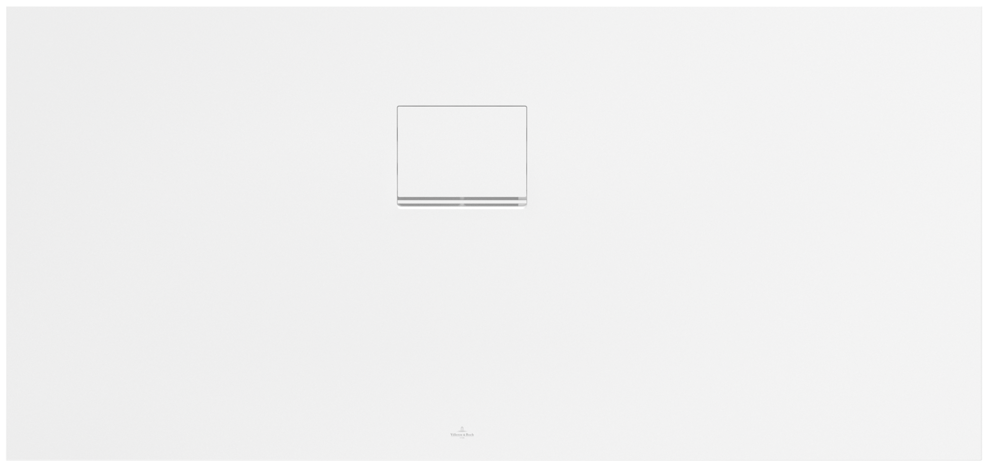 Villeroy & Boch Squaro Infinity rechteckige Duschwanne, 1500x700x40mm, Stone White