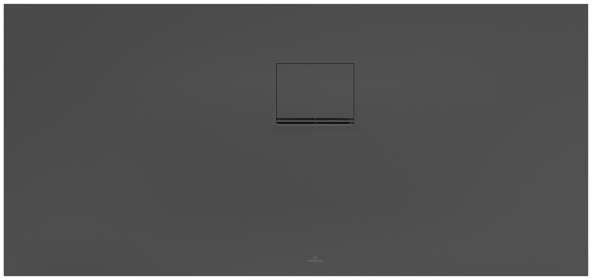Villeroy & Boch Squaro Infinity Rectangular shower tray, 1500x700x40mm, anthracite
