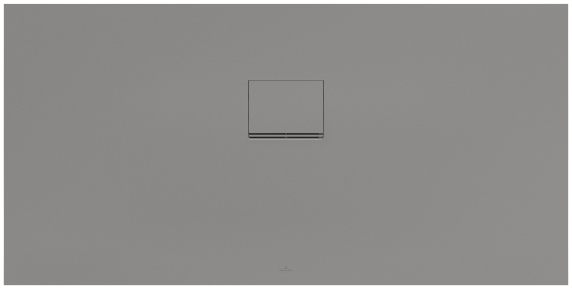 Villeroy & Boch Squaro Infinity Rectangular shower tray, 1500x750x40mm, Grey