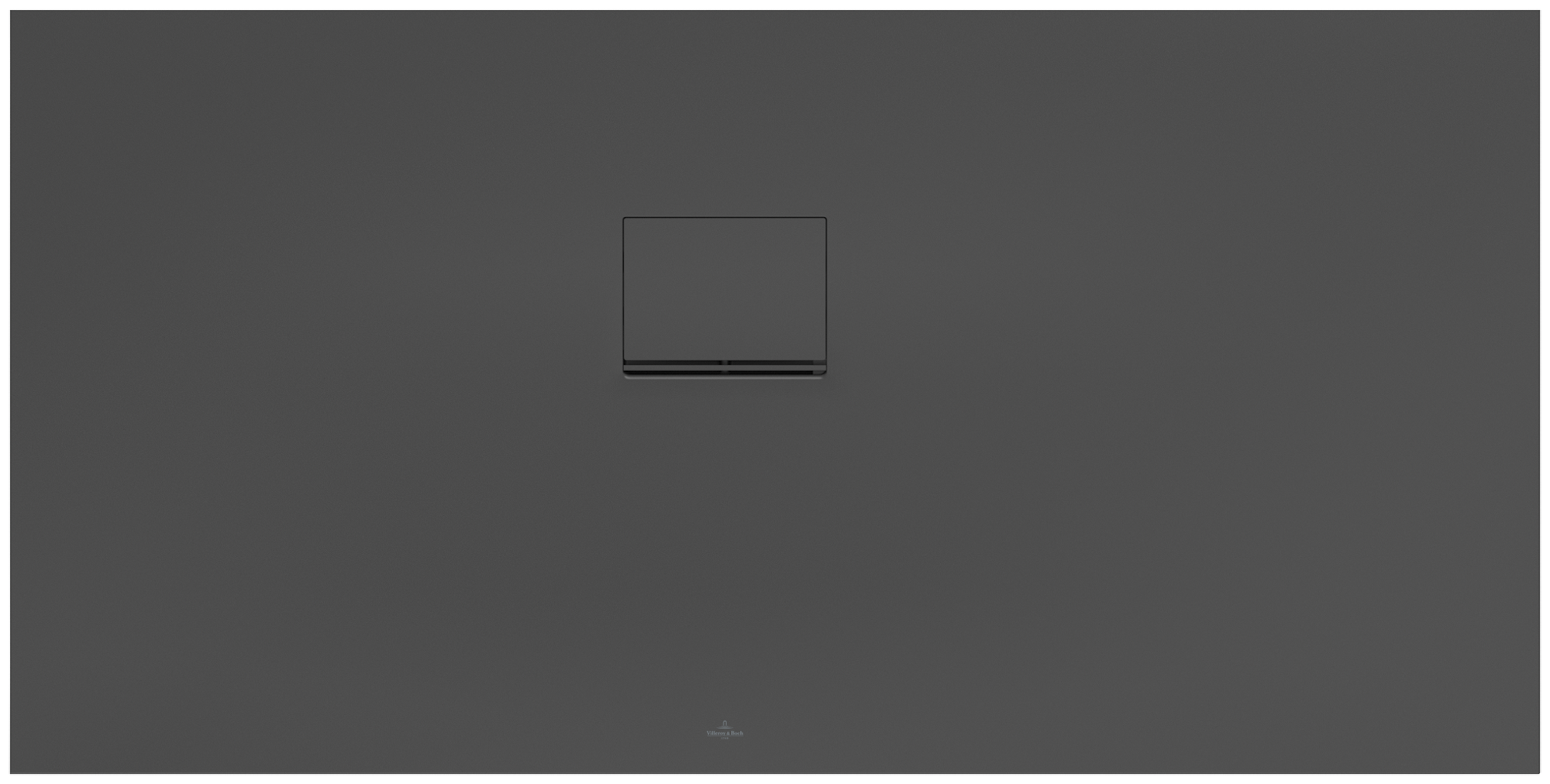 Villeroy & Boch Squaro Infinity Rectangular shower tray, 1500x750x40mm, anthracite