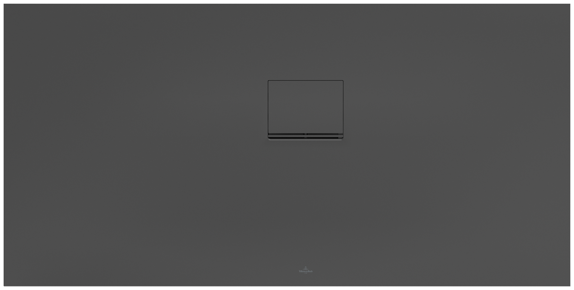 Villeroy & Boch Squaro Infinity Rectangular shower tray, 1500x750x40mm, anthracite