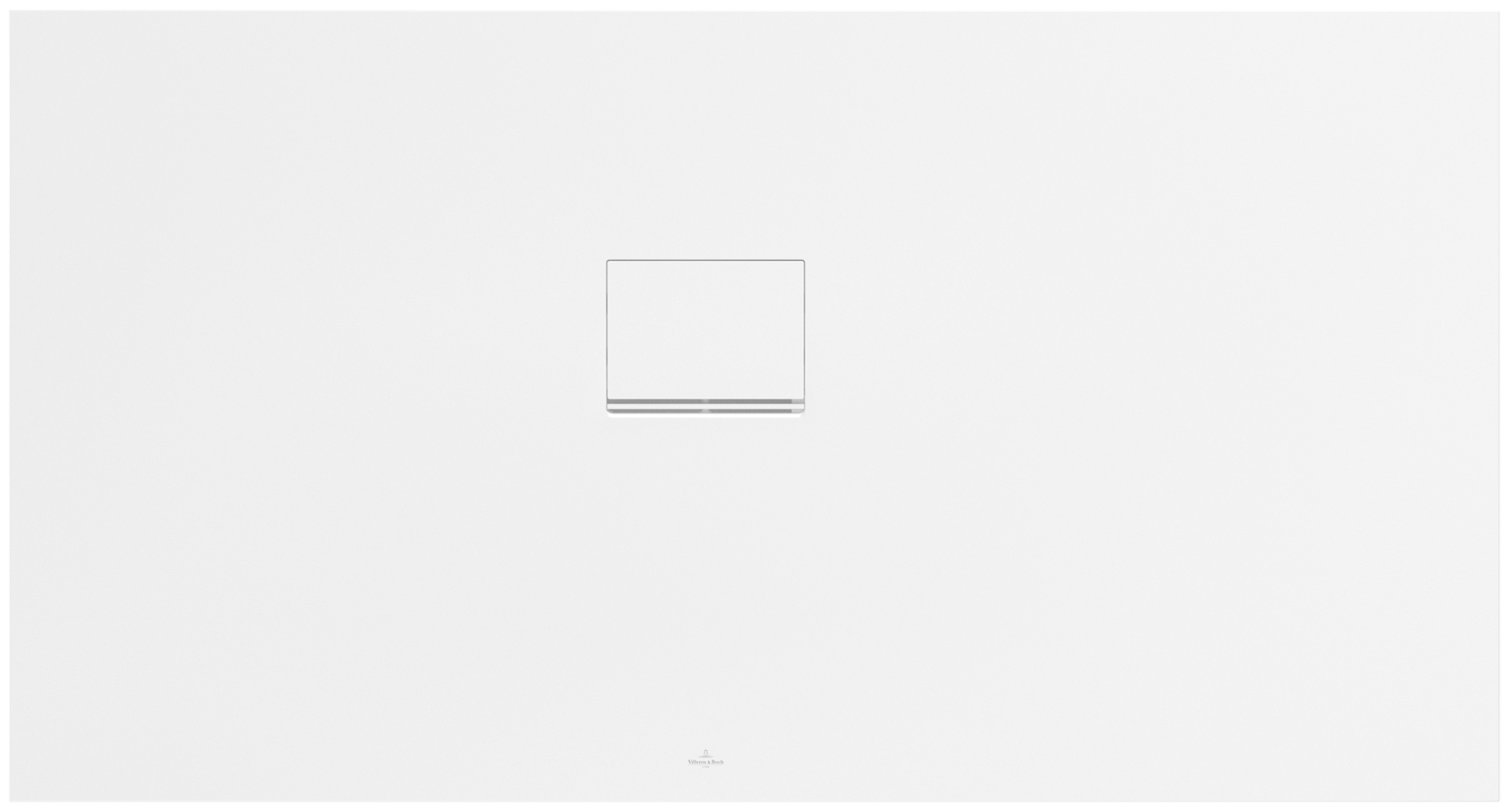 Villeroy & Boch Squaro Infinity rechteckige Duschwanne, 1500x800x40mm, Stone White