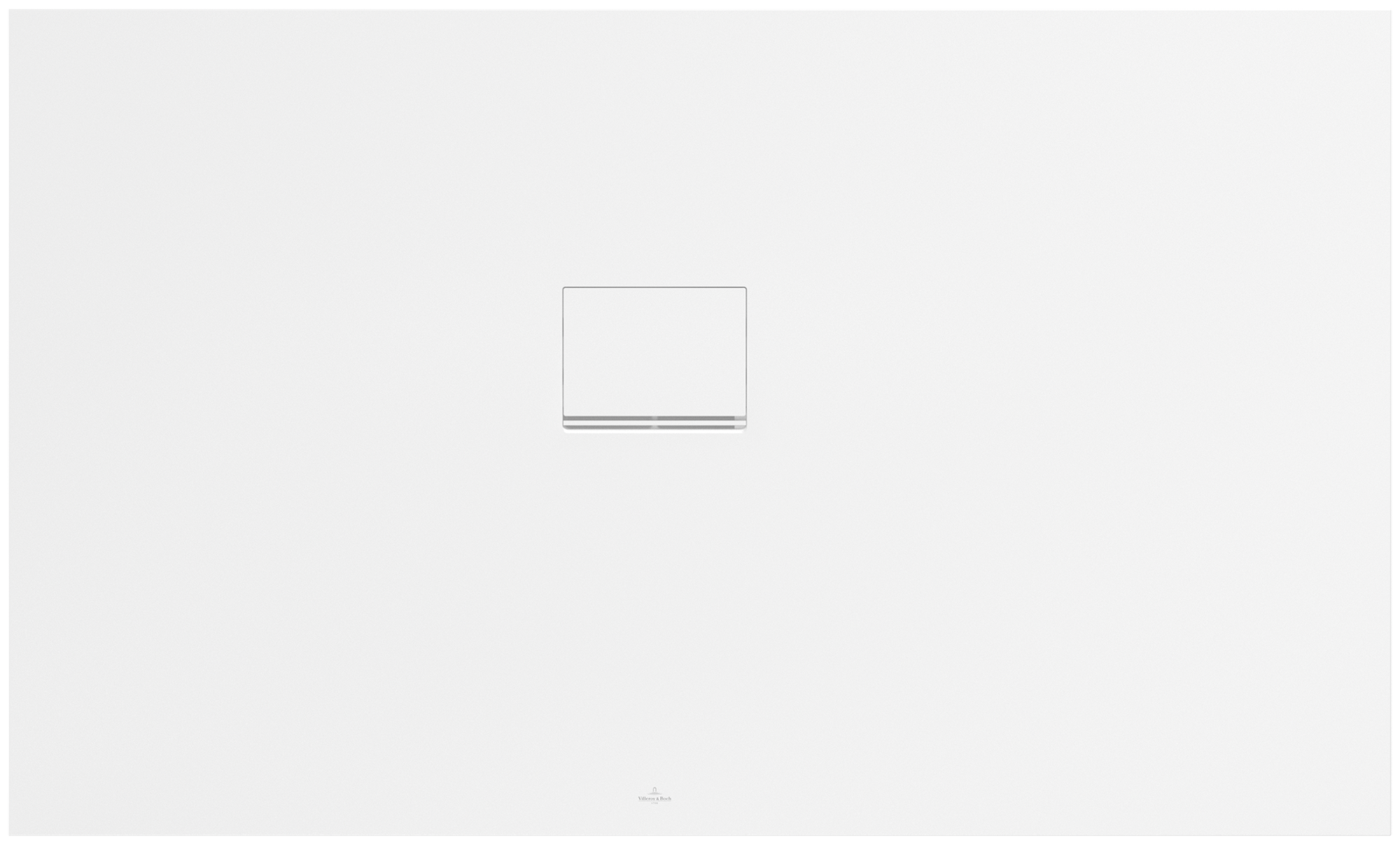 Villeroy & Boch Squaro Infinity rechteckige Duschwanne, 1500x800x40mm, Stone White