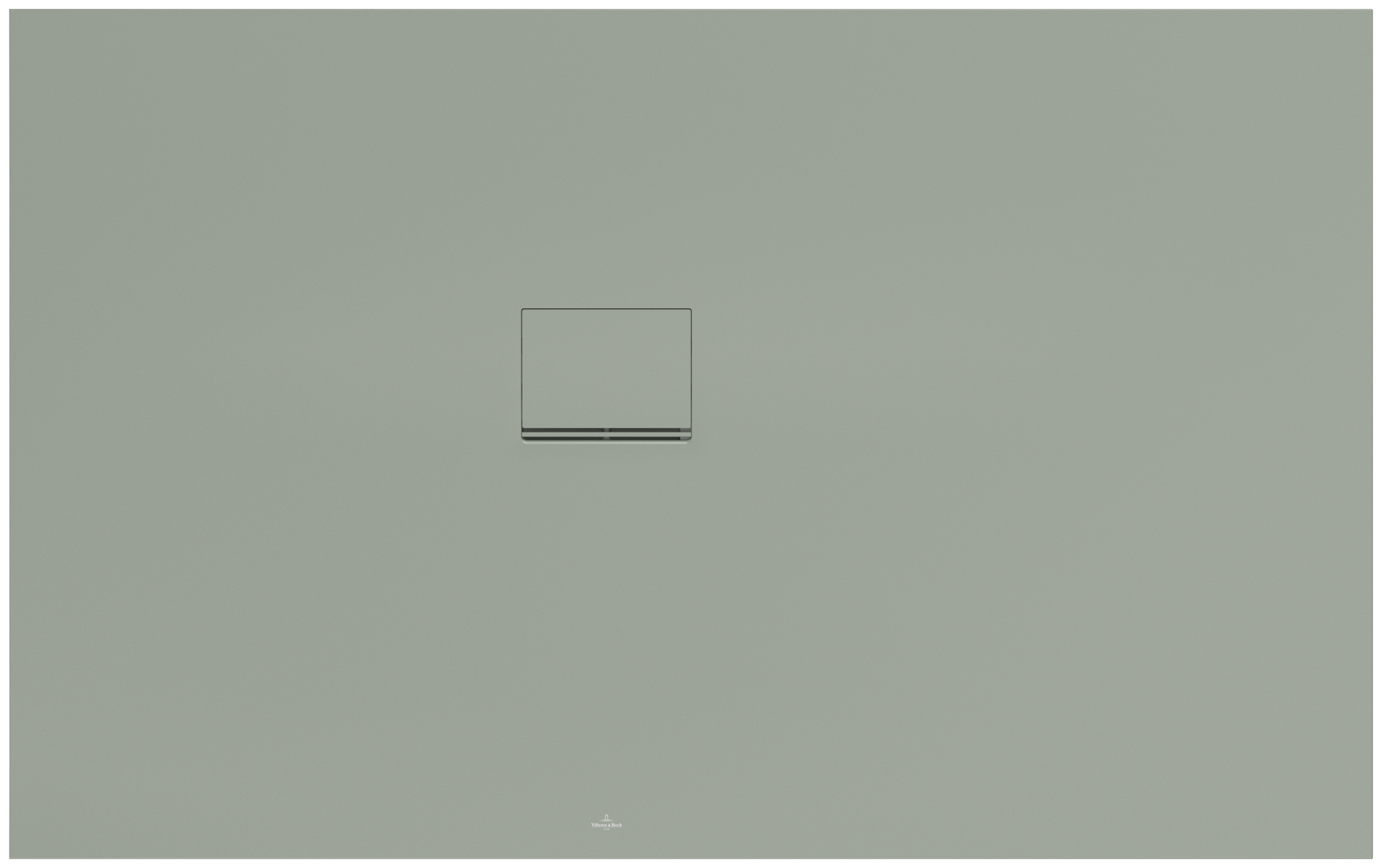 Villeroy & Boch Squaro Infinity Rectangular shower tray, 1600x1000x40mm, Morning Green