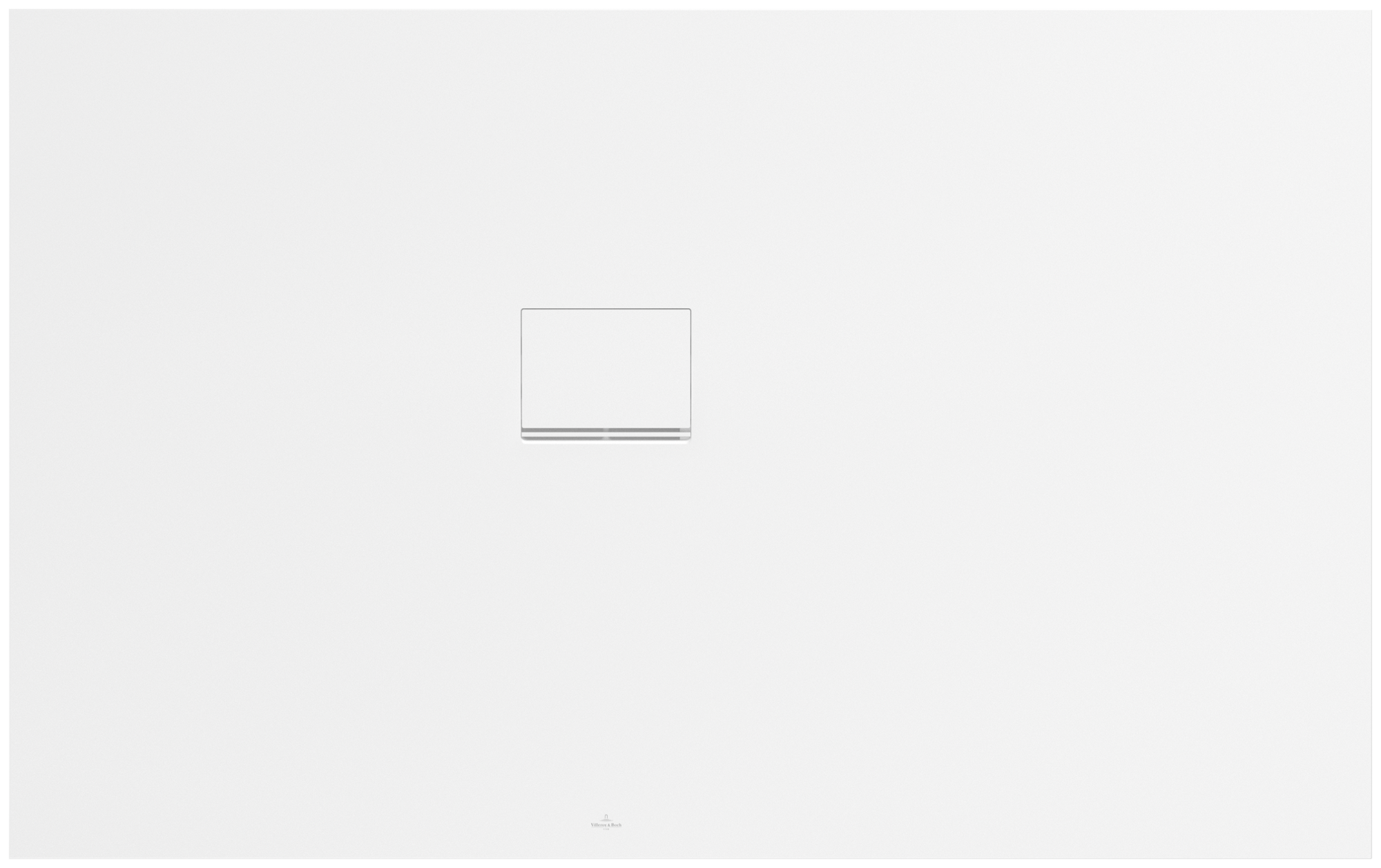 Villeroy & Boch Squaro Infinity rechteckige Duschwanne, 1600x1000x40mm, Stone White