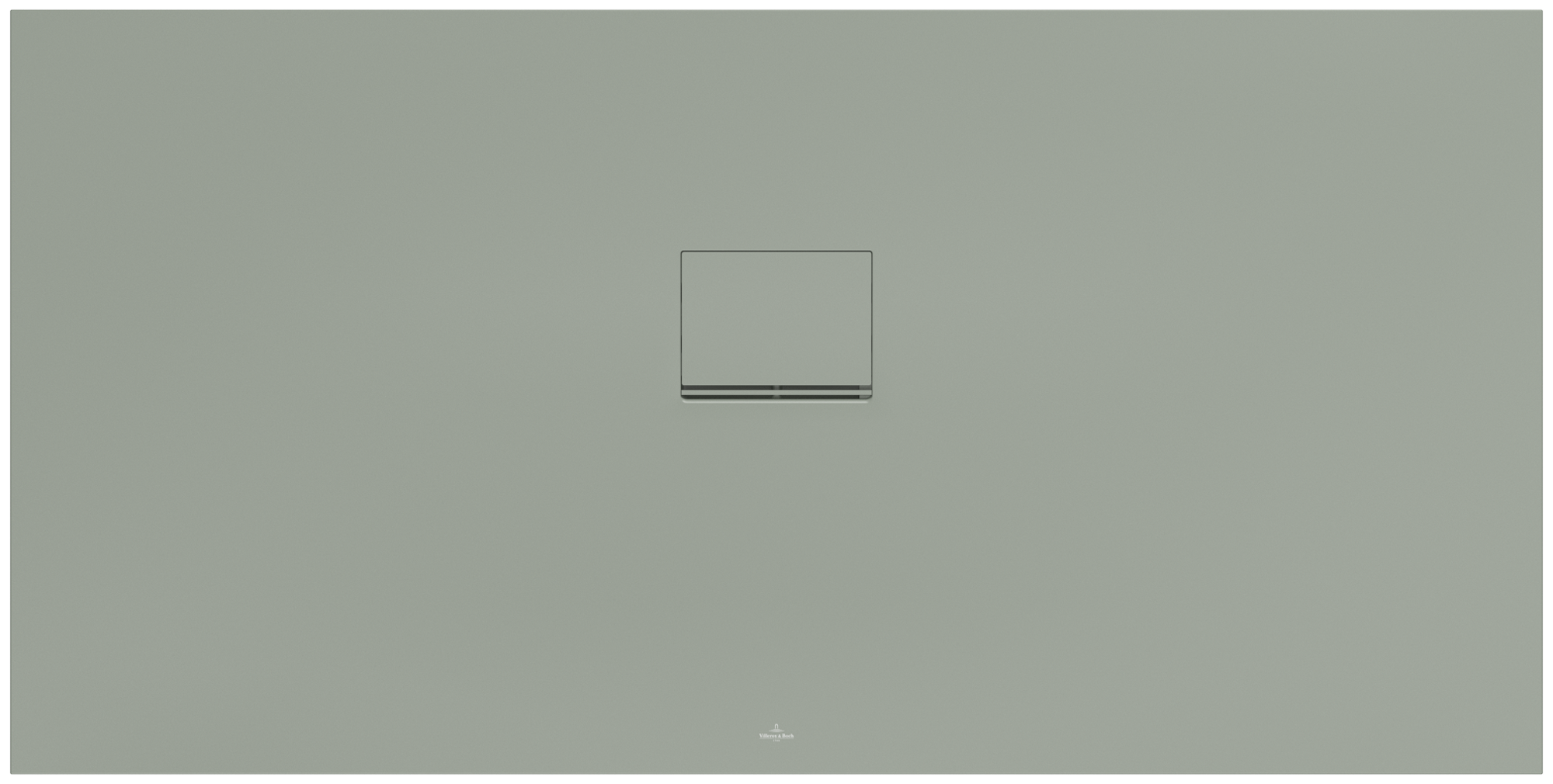 Villeroy & Boch Squaro Infinity Rectangular shower tray, 1600x800x40mm, Morning Green