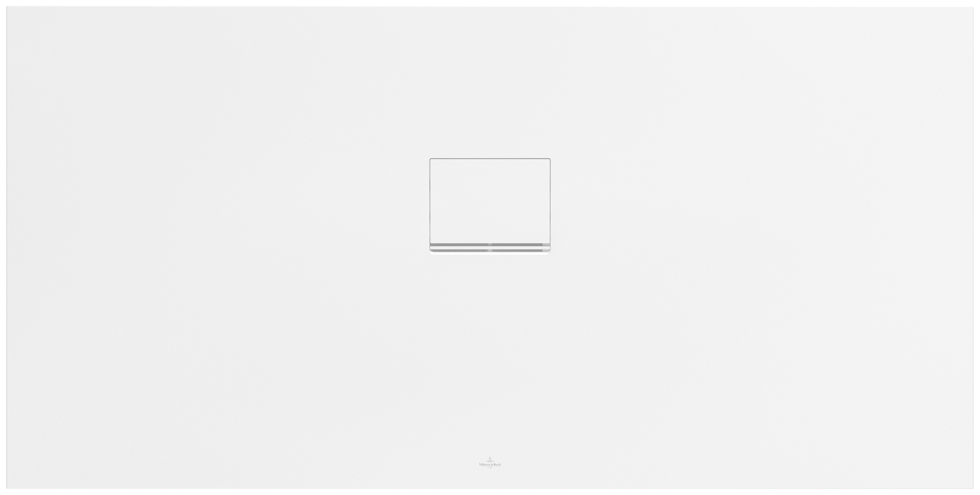 Villeroy & Boch Squaro Infinity rechteckige Duschwanne, 1600x800x40mm, Stone White