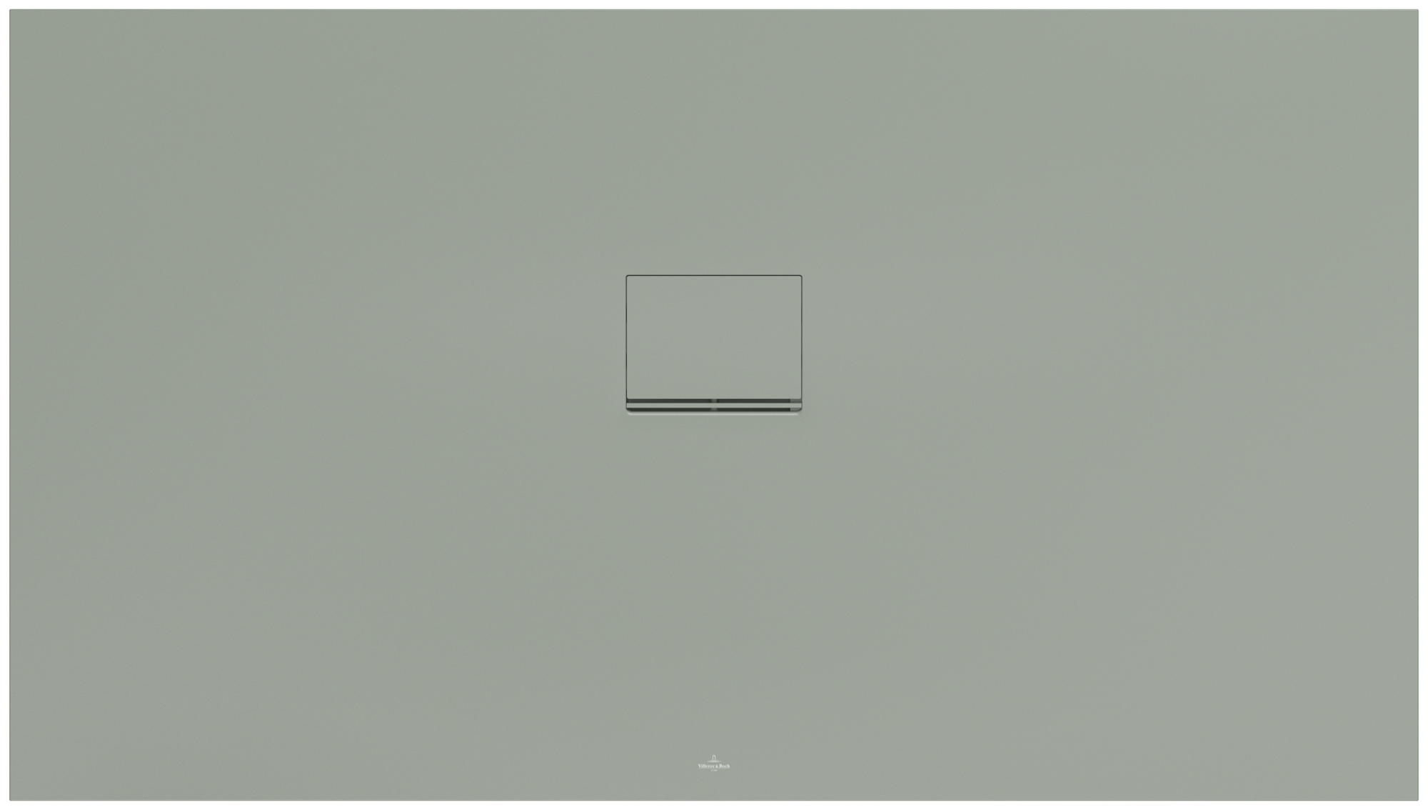 Villeroy & Boch Squaro Infinity Rectangular shower tray, 1600x900x40mm, Morning Green