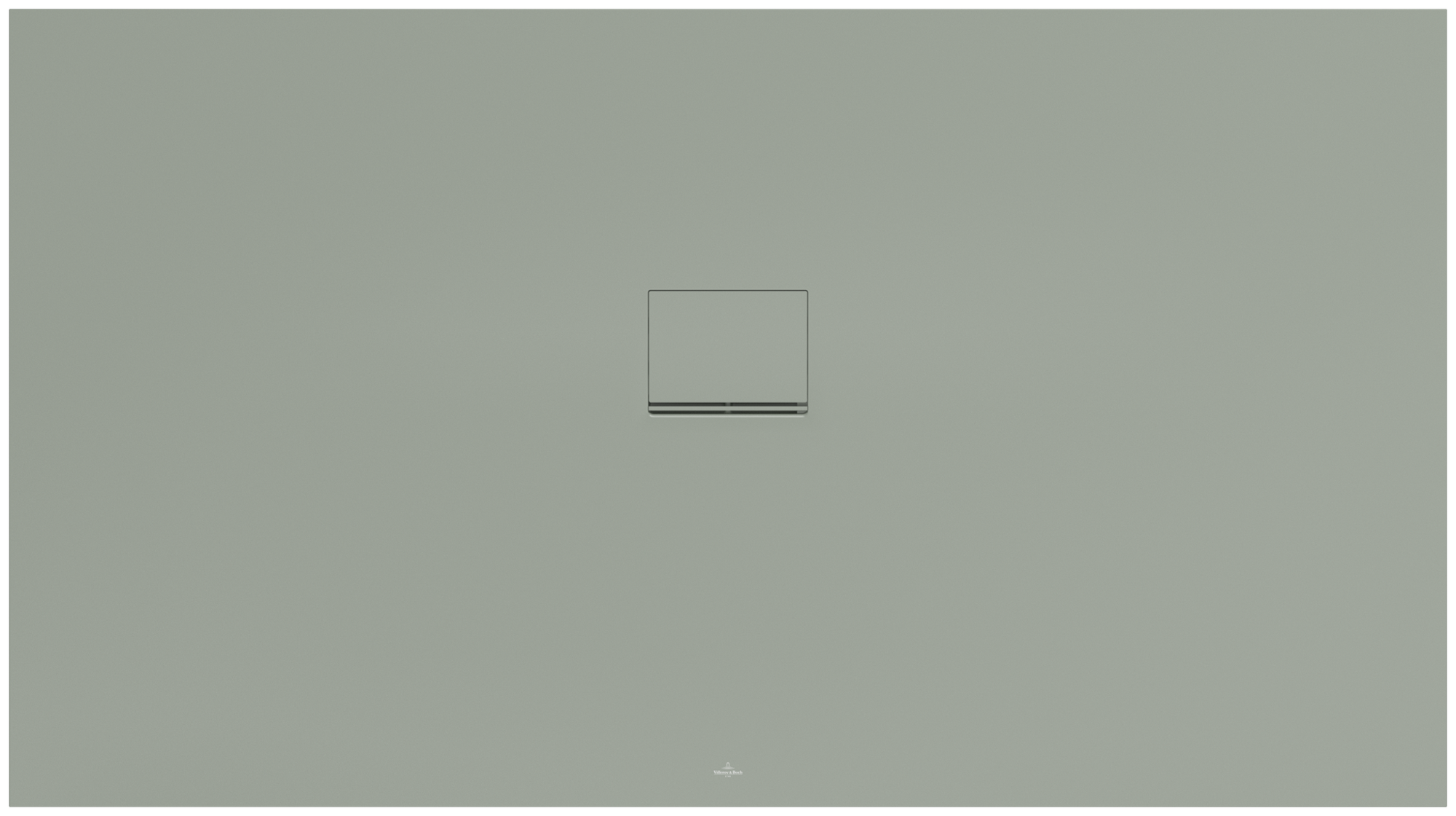 Villeroy & Boch Squaro Infinity Rectangular shower tray, 1800x1000x40mm, Morning Green