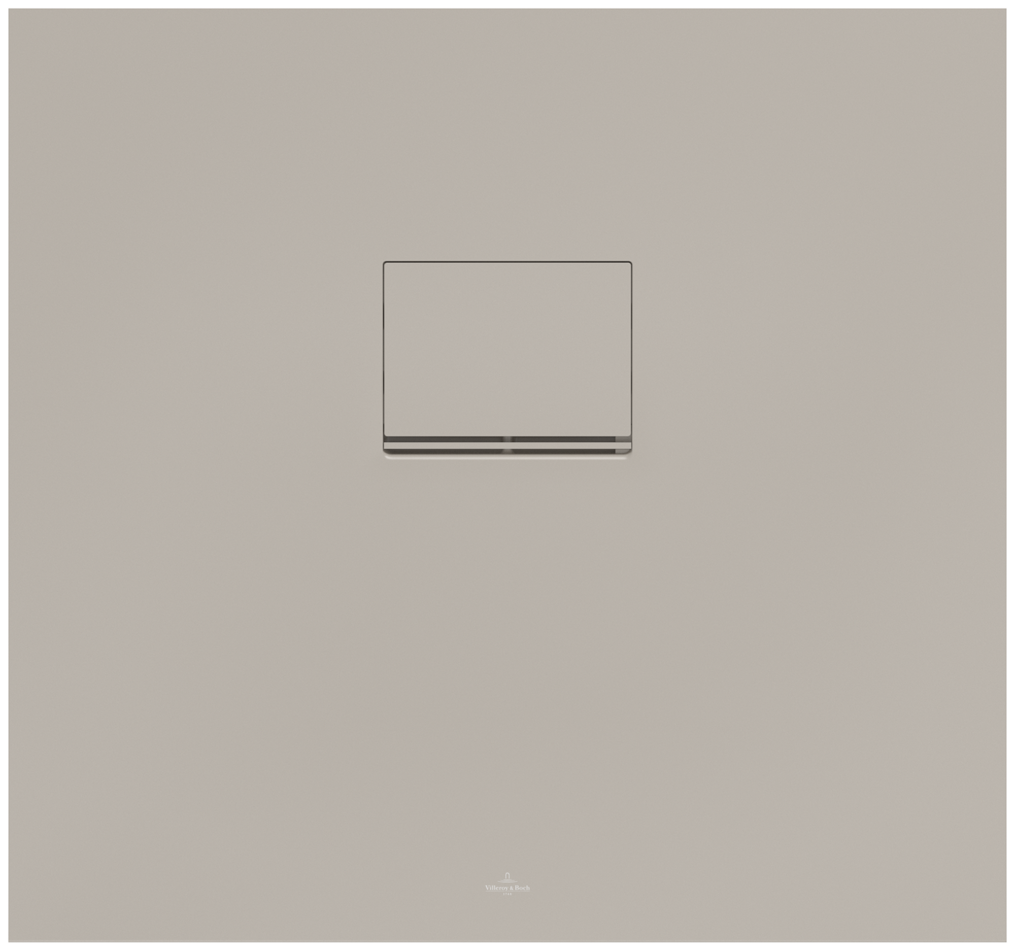 Villeroy & Boch Squaro Infinity rechteckige Duschwanne, 800x750x40mm, Almond