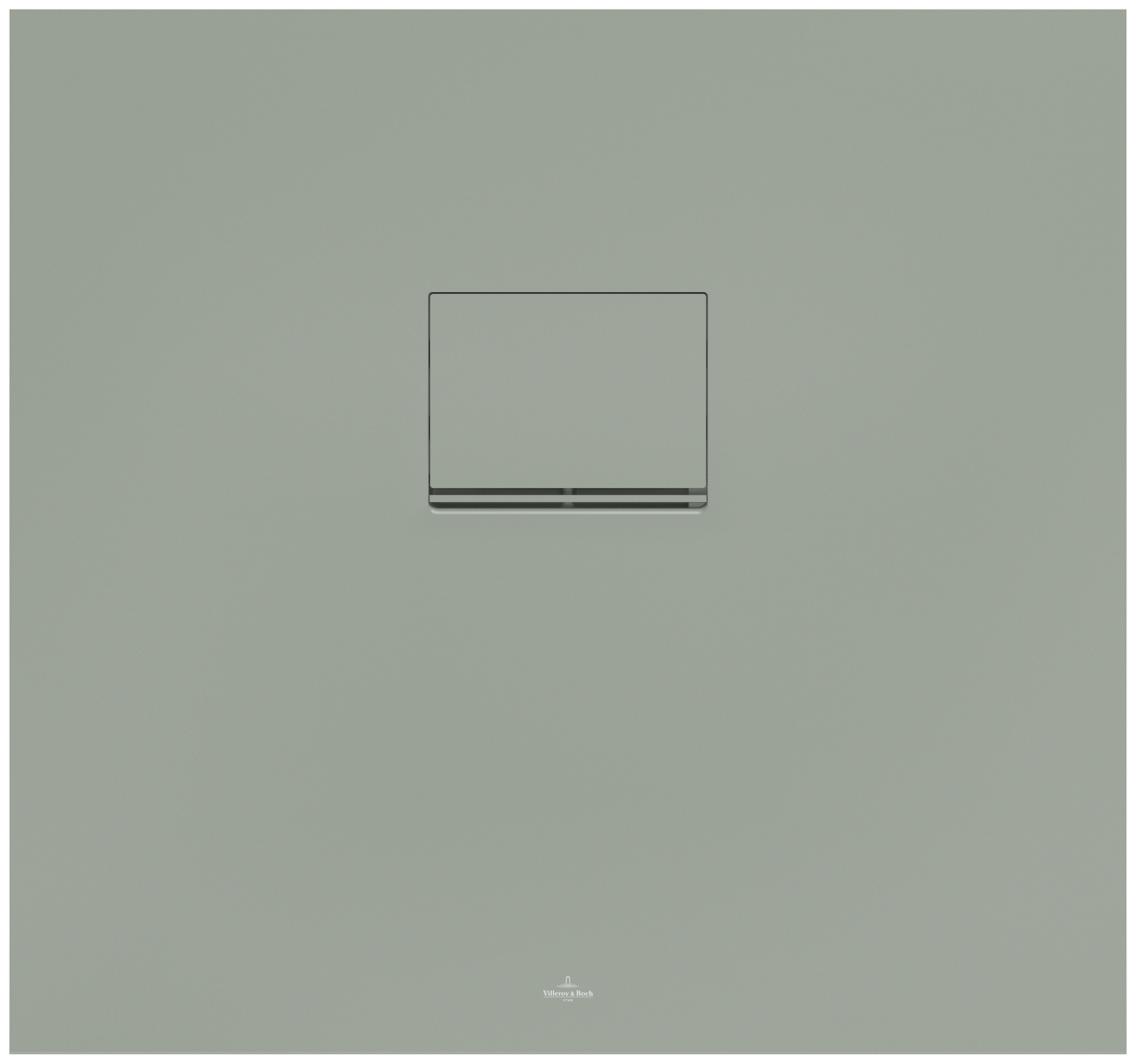 Villeroy & Boch Squaro Infinity Rechthoekige douchevloer, 800x750x40mm, Morning Green