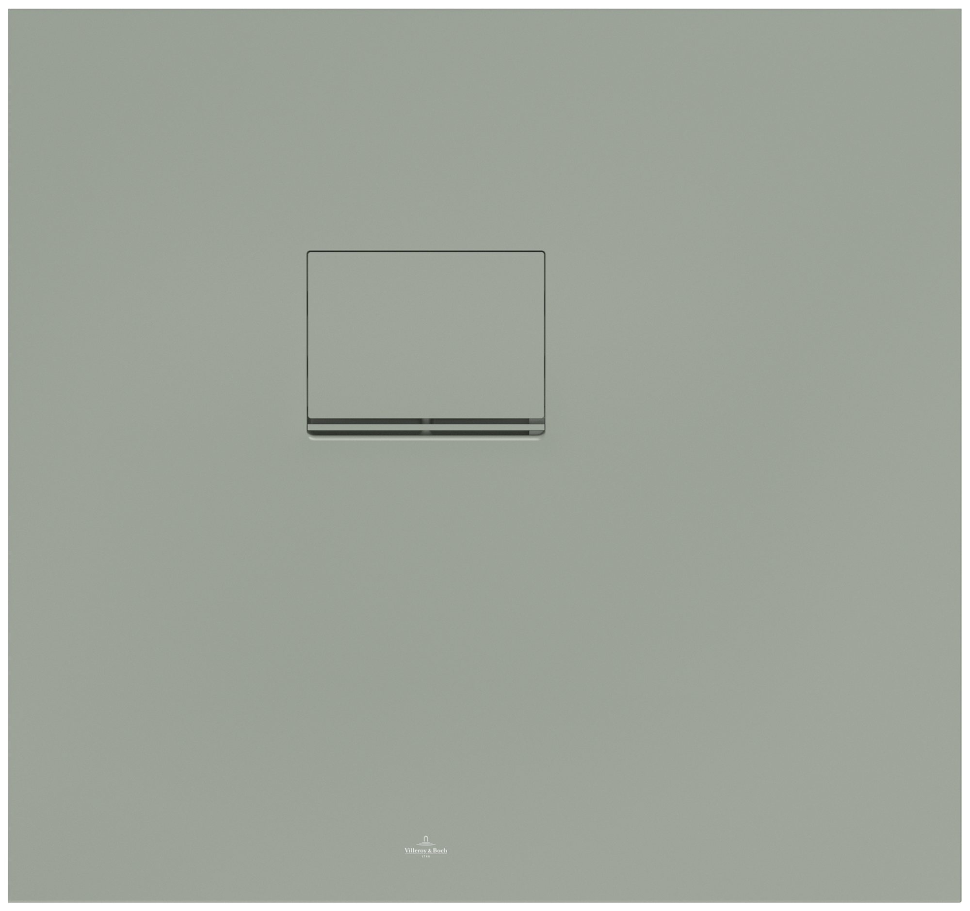 Villeroy & Boch Squaro Infinity Rectangular shower tray, 800x750x40mm, Morning Green