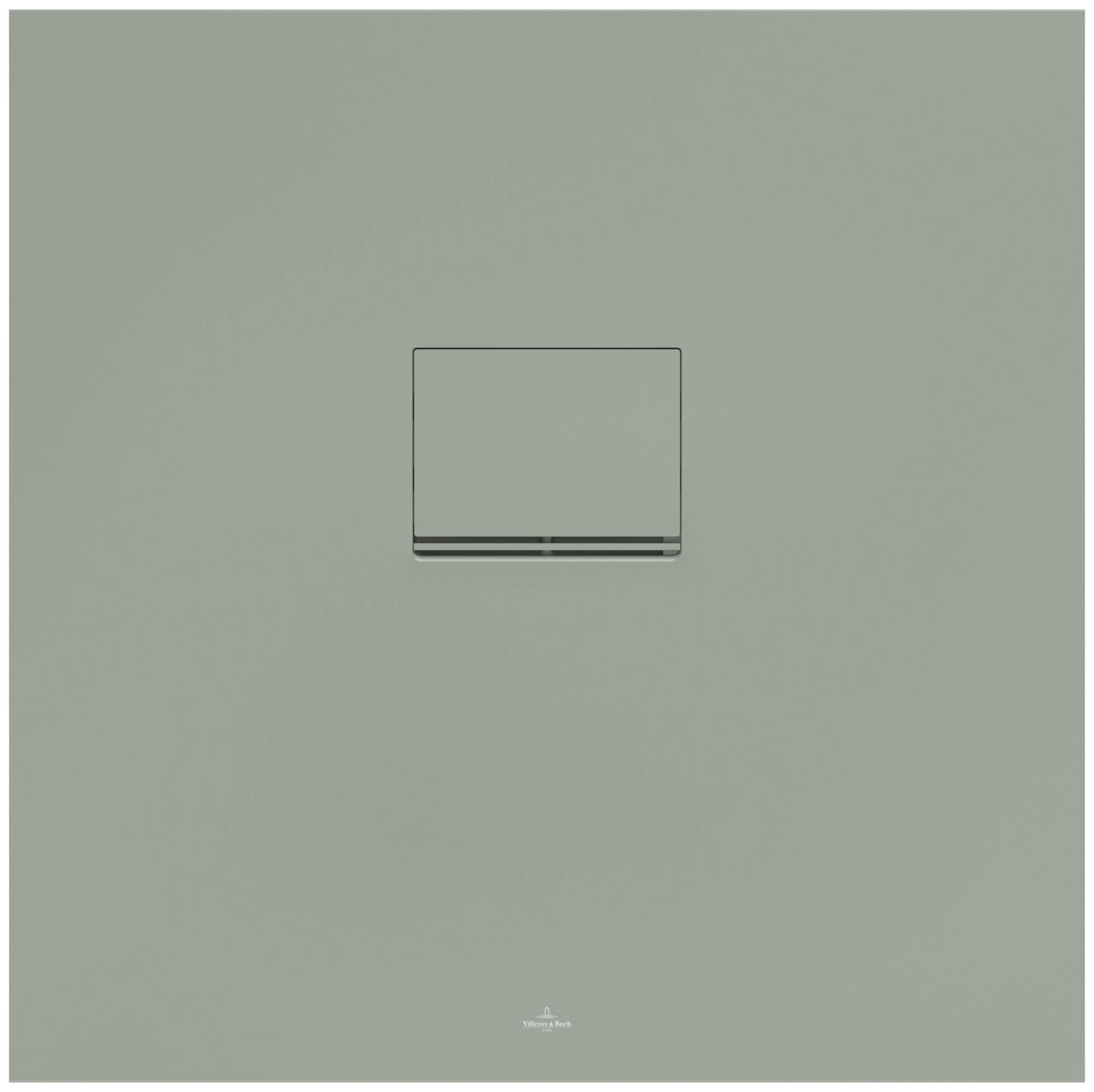 Villeroy & Boch Squaro Infinity Vierkant douchevloer, 800x800x40mm, Morning Green