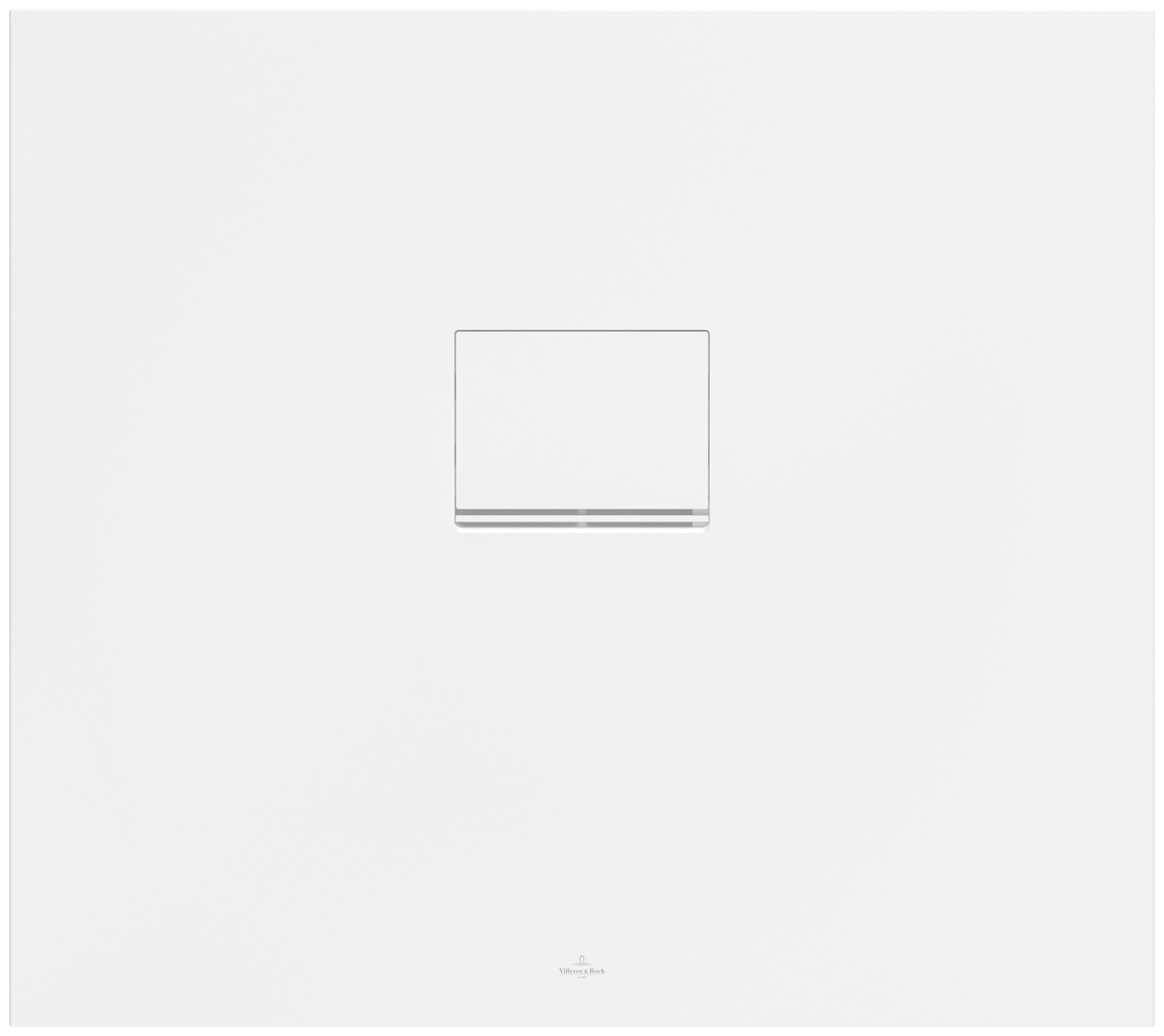 Villeroy & Boch Squaro Infinity rechteckige Duschwanne, 900x800x40mm, Stone White