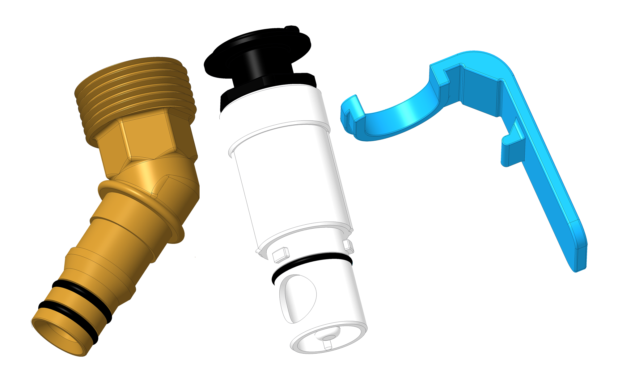 Villeroy & Boch Accessories Water inlet, 150x220x65mm