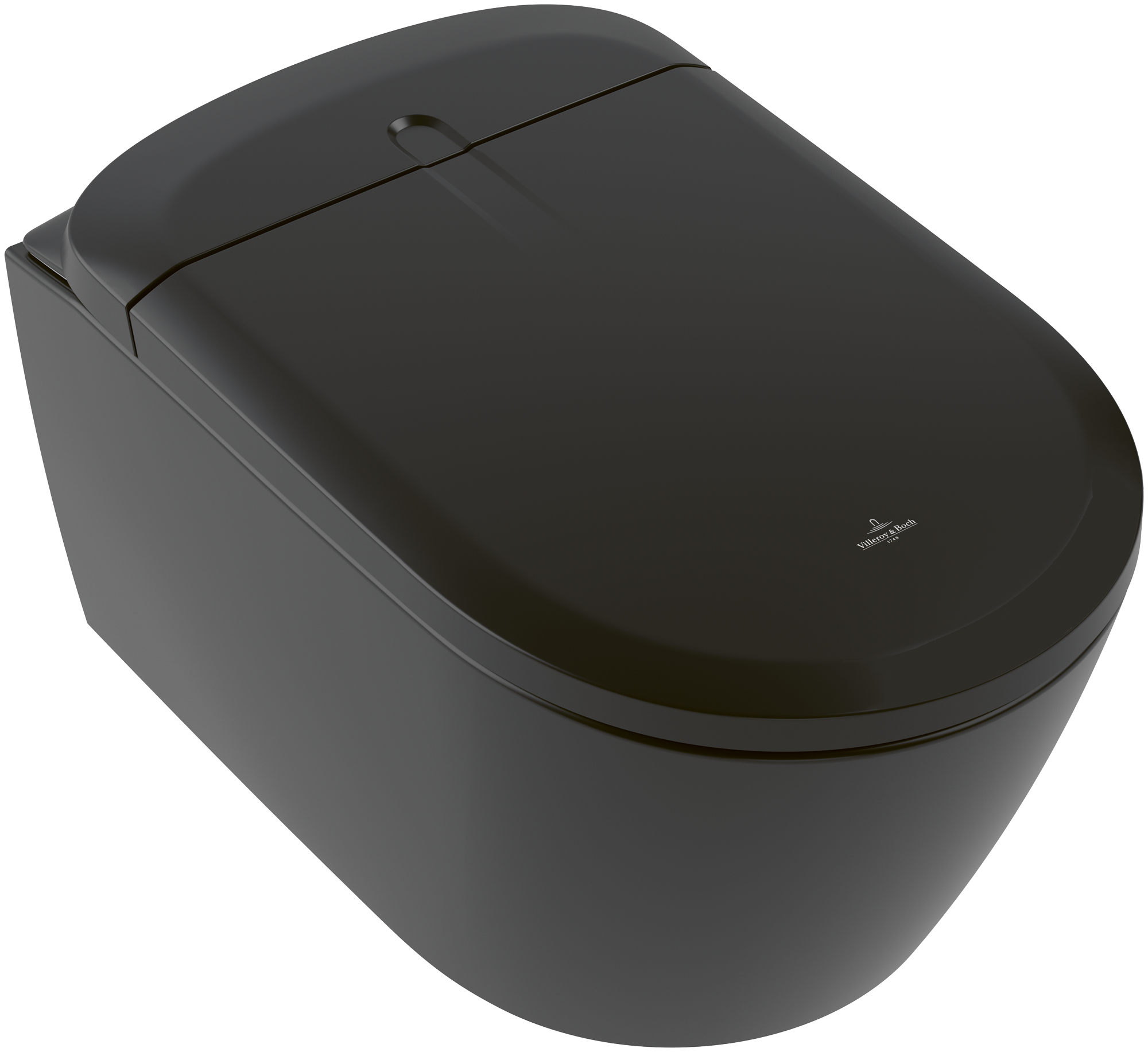 Villeroy & Boch Supreo TwistFlush Dusch-WC Supreo, Pure Black CeramicPlus