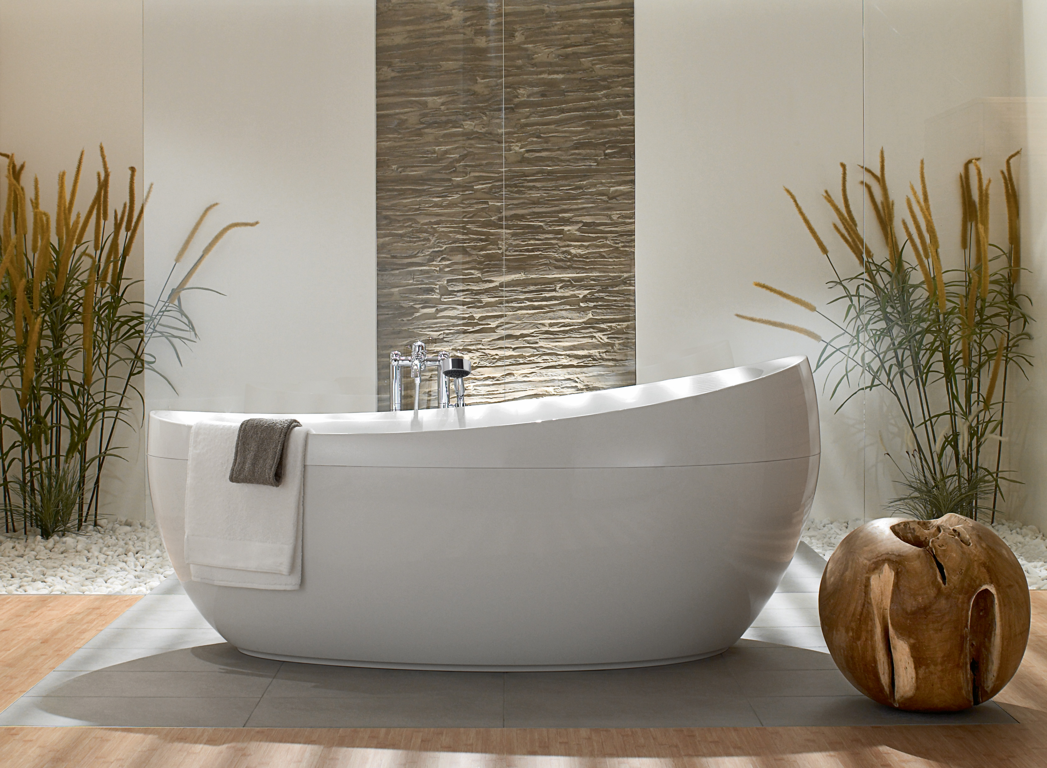 Aveo Free-standing bath, 1900x950mm, White Alpin