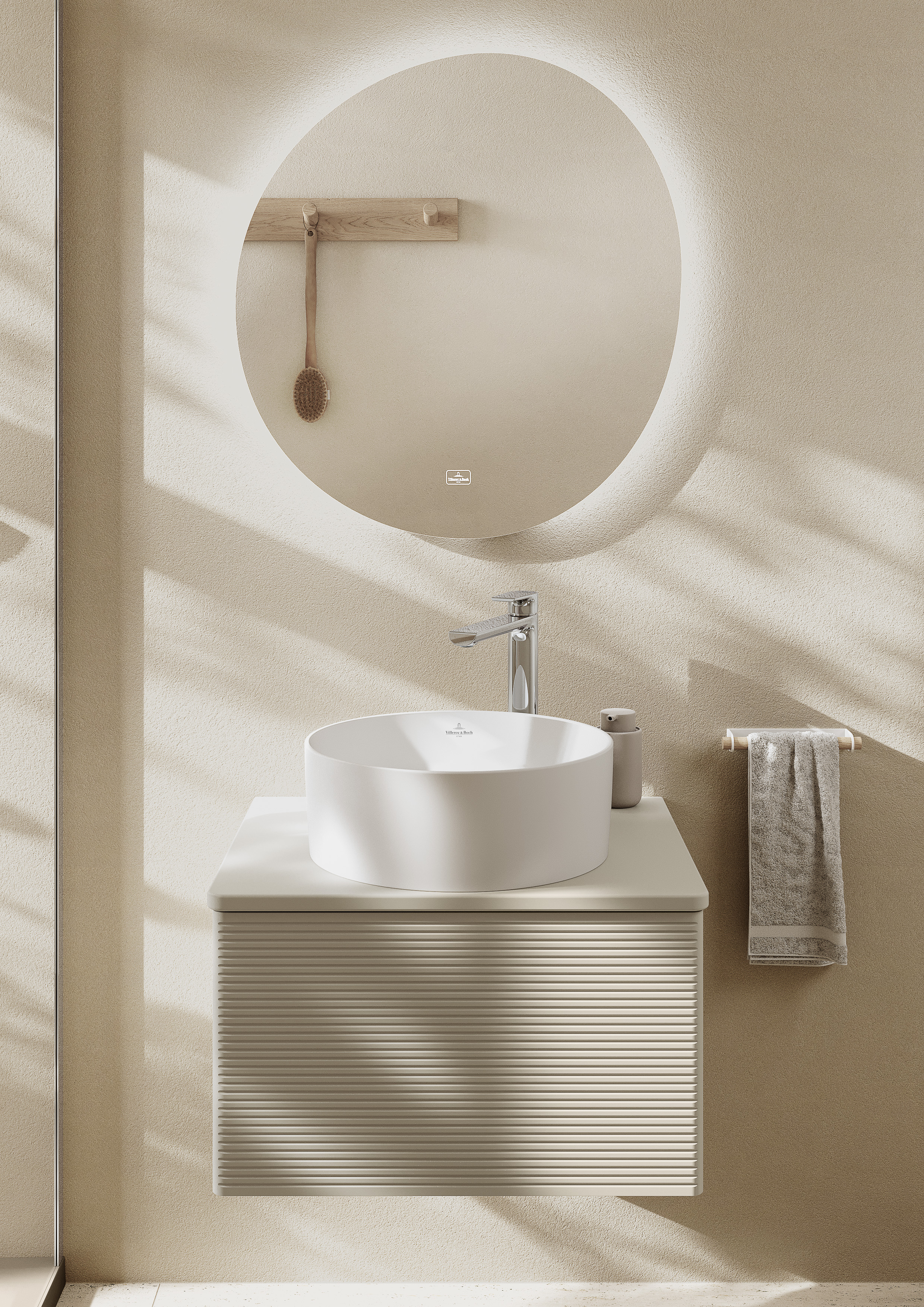 Antao Mirror, with lighting, 650x707x38mm