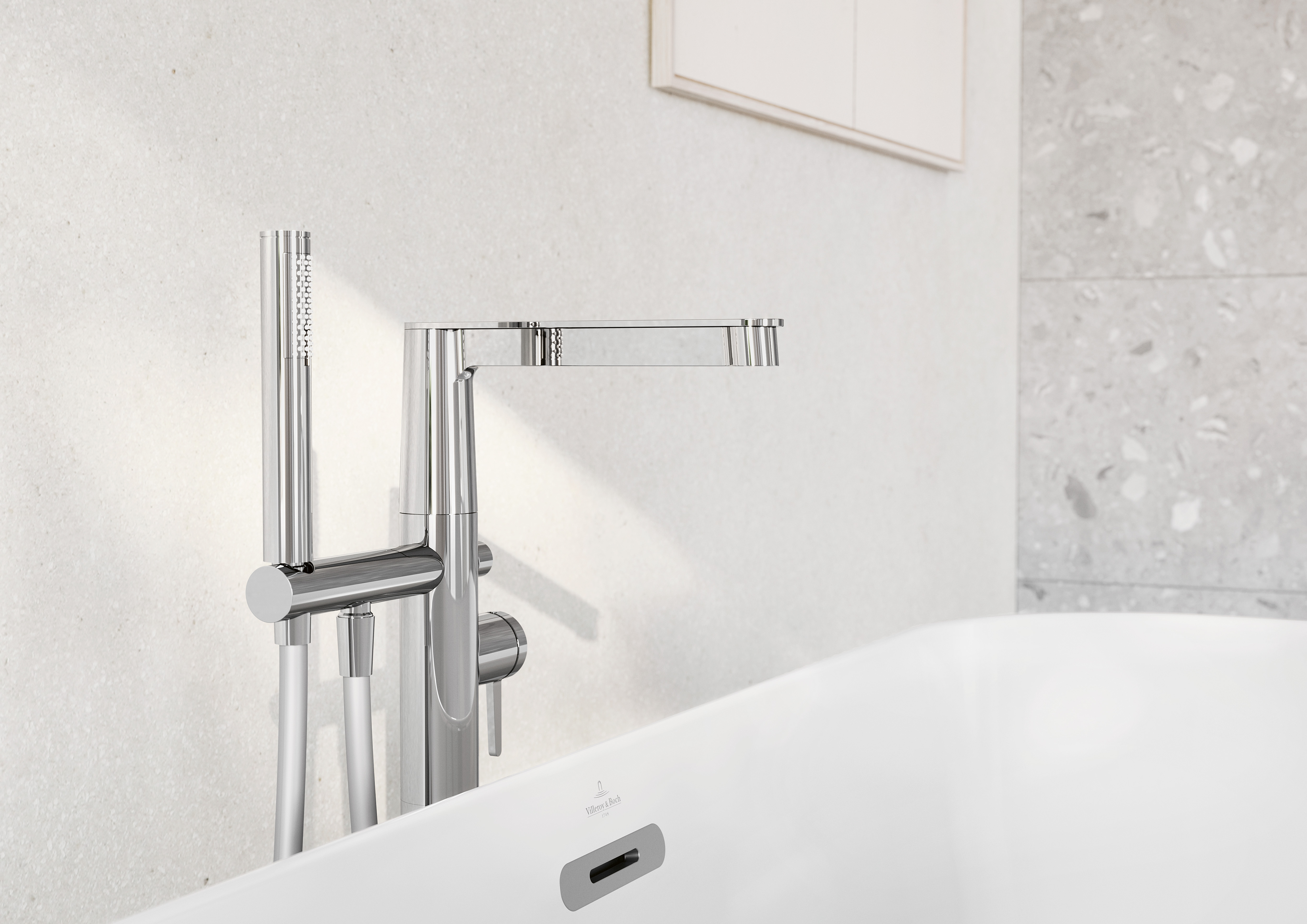 Conum Robinetterie monocommande pour baignoire, Chrome