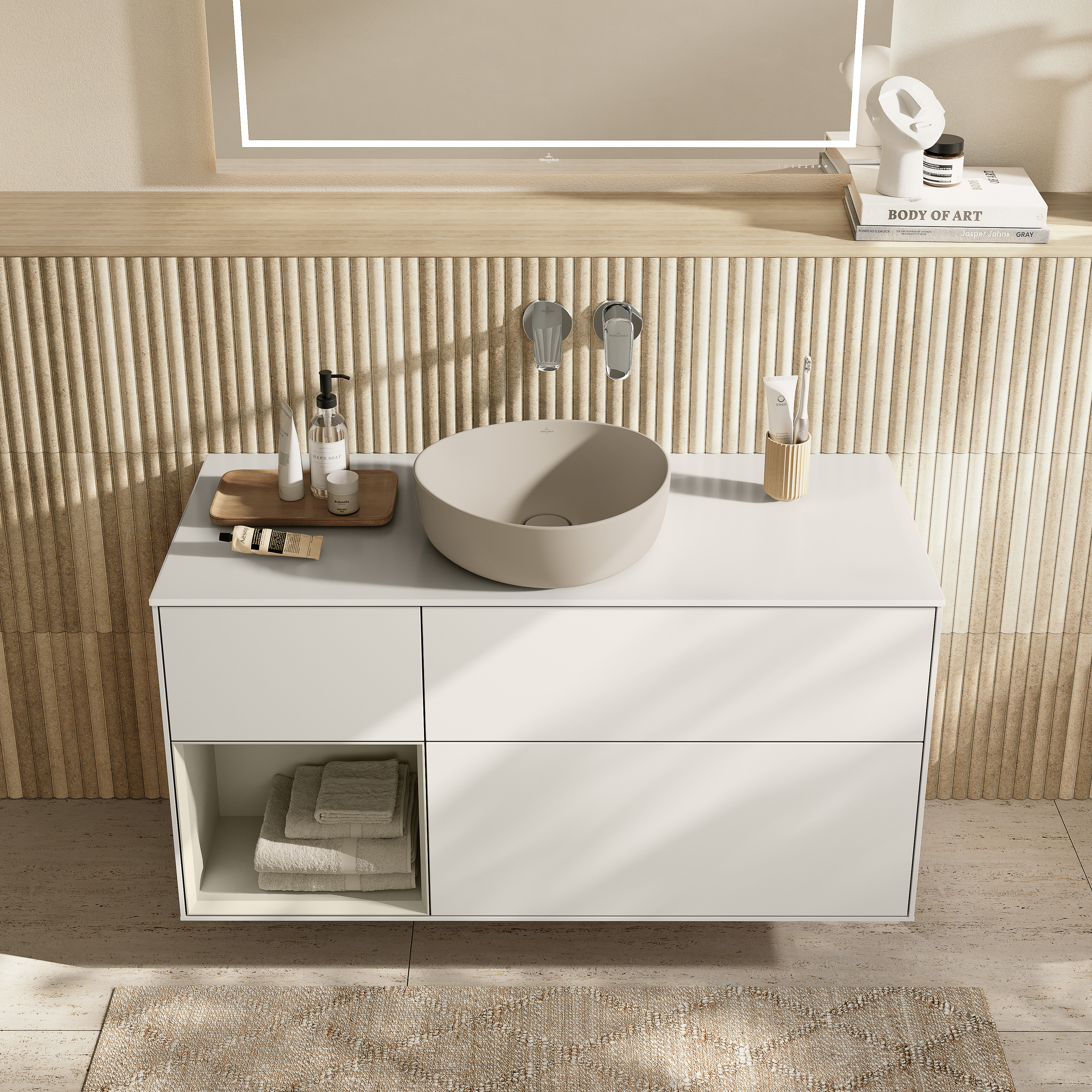 Finion Spiegel, mit Beleuchtung, 1200x750x45mm