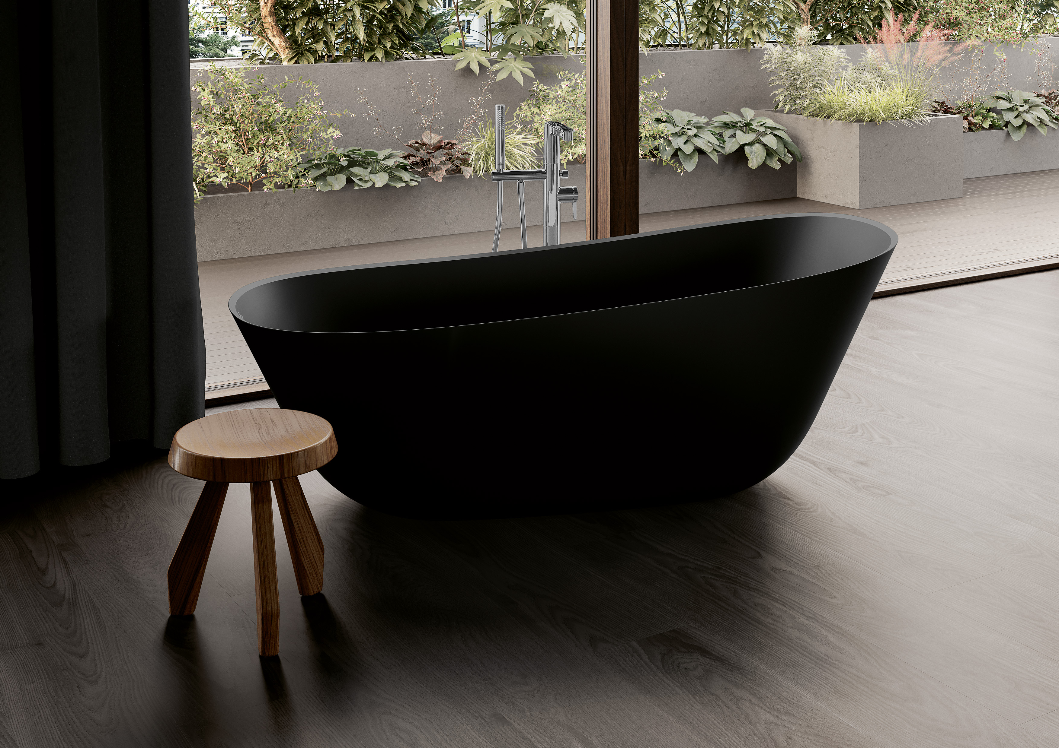 Verve Showers Douchette à main, Rond, Chrome