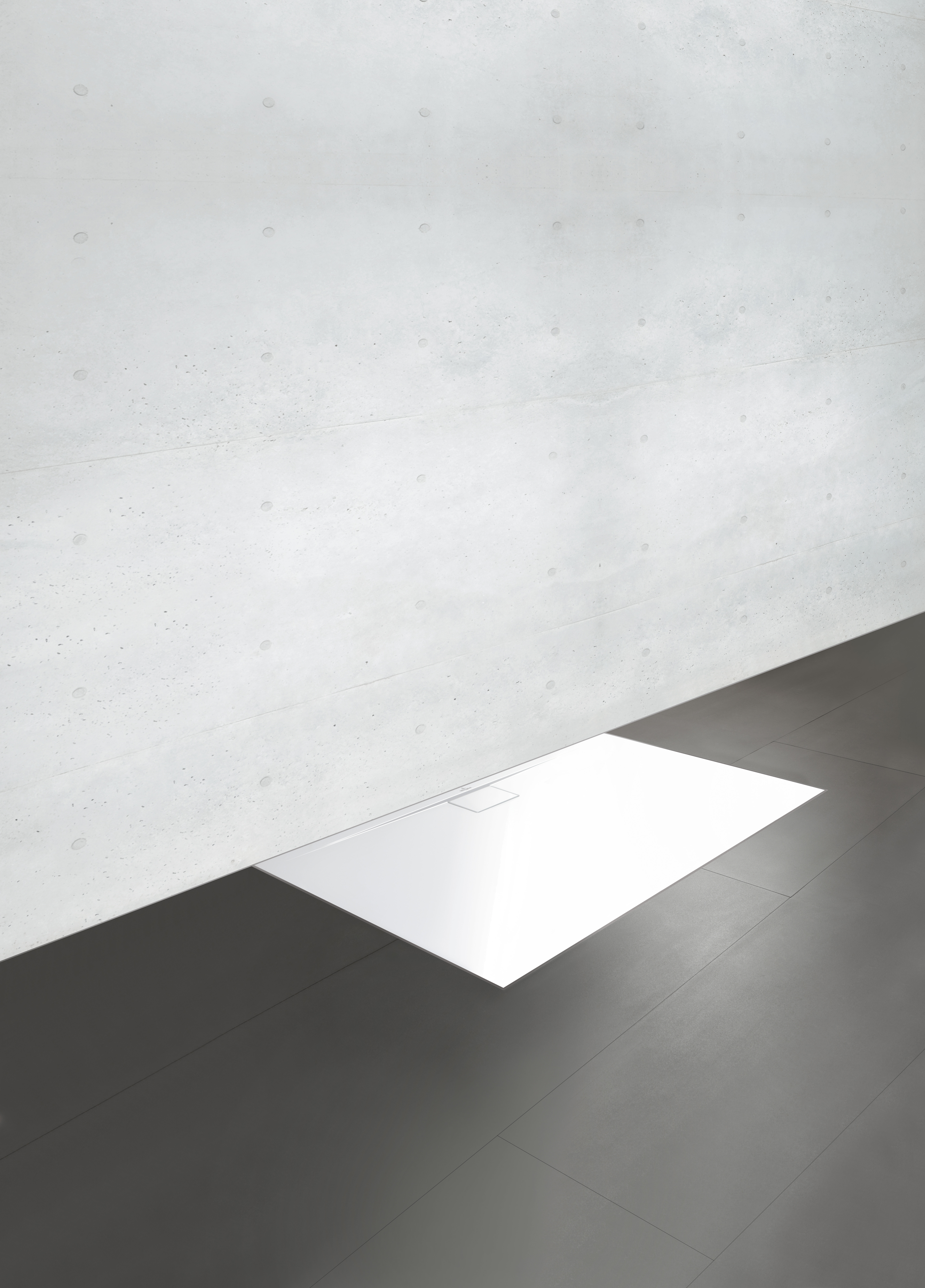 Architectura MetalRim Receveur de douche rectangulaire, 1800x900x15mm, Blanc